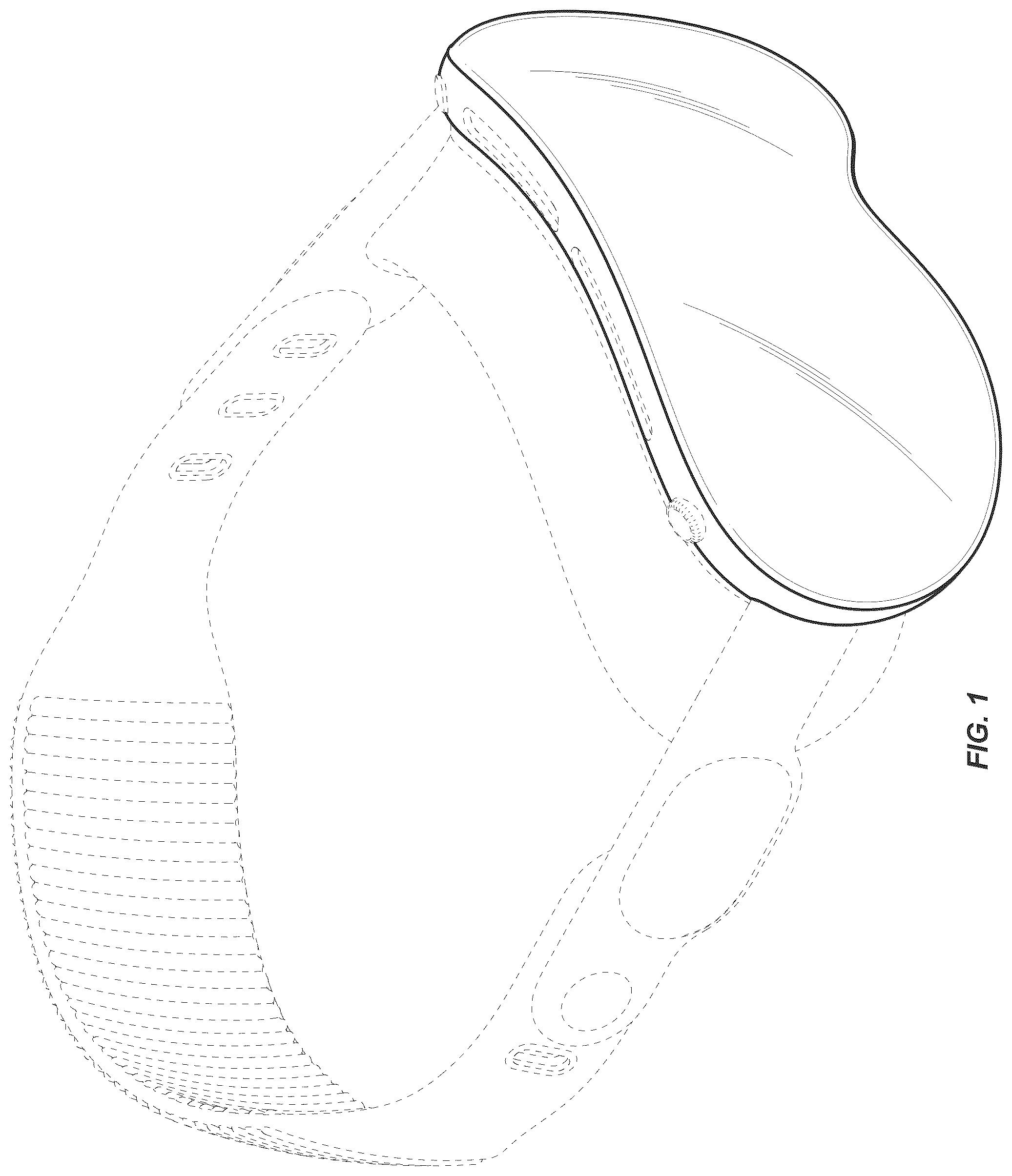 Patent USD1043679 — Head-mounted display — Figure 1