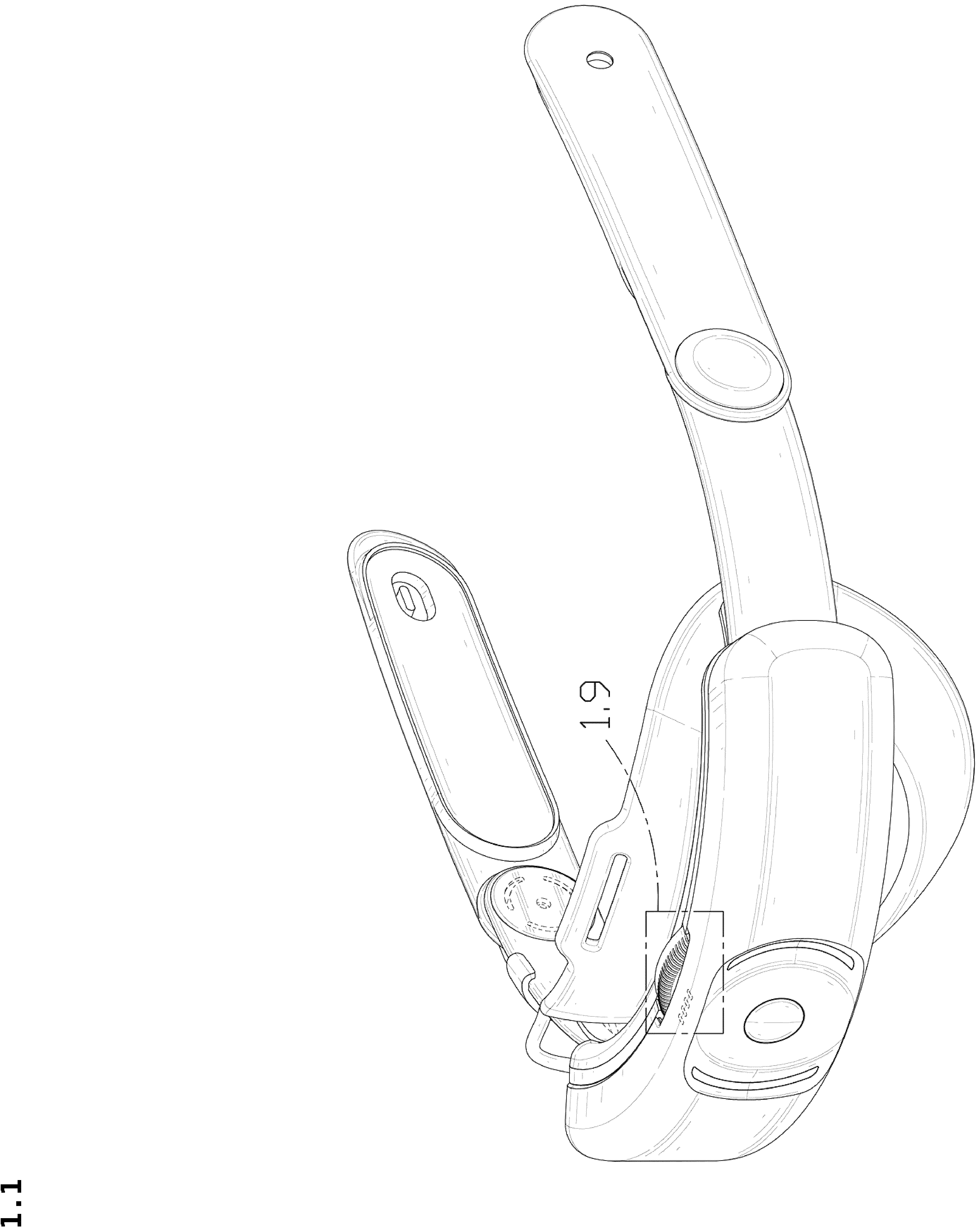 Patent USD1043681 — VR head strap — Figure 1