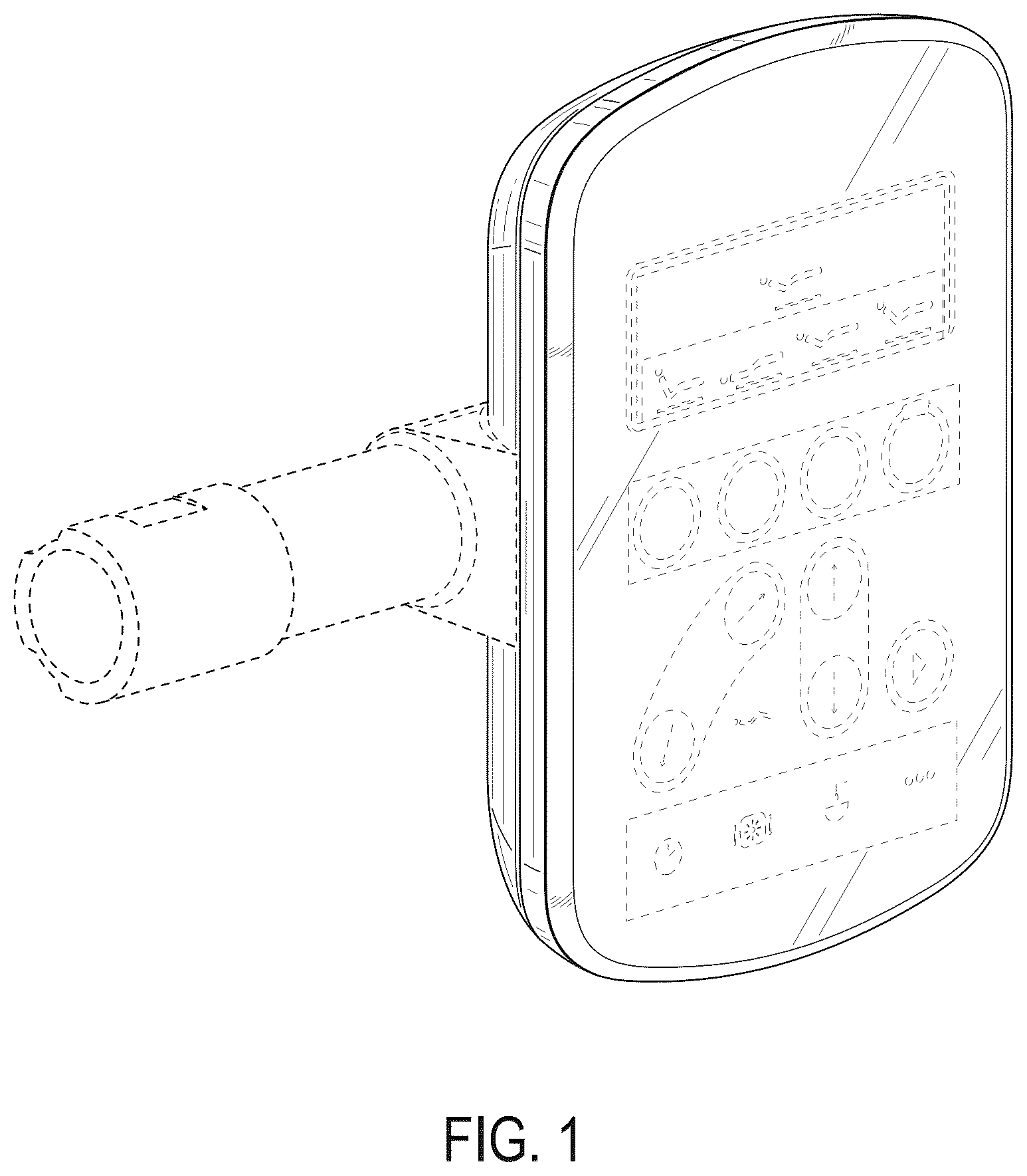 Patent USD1043683 Figure 1 – Interface device