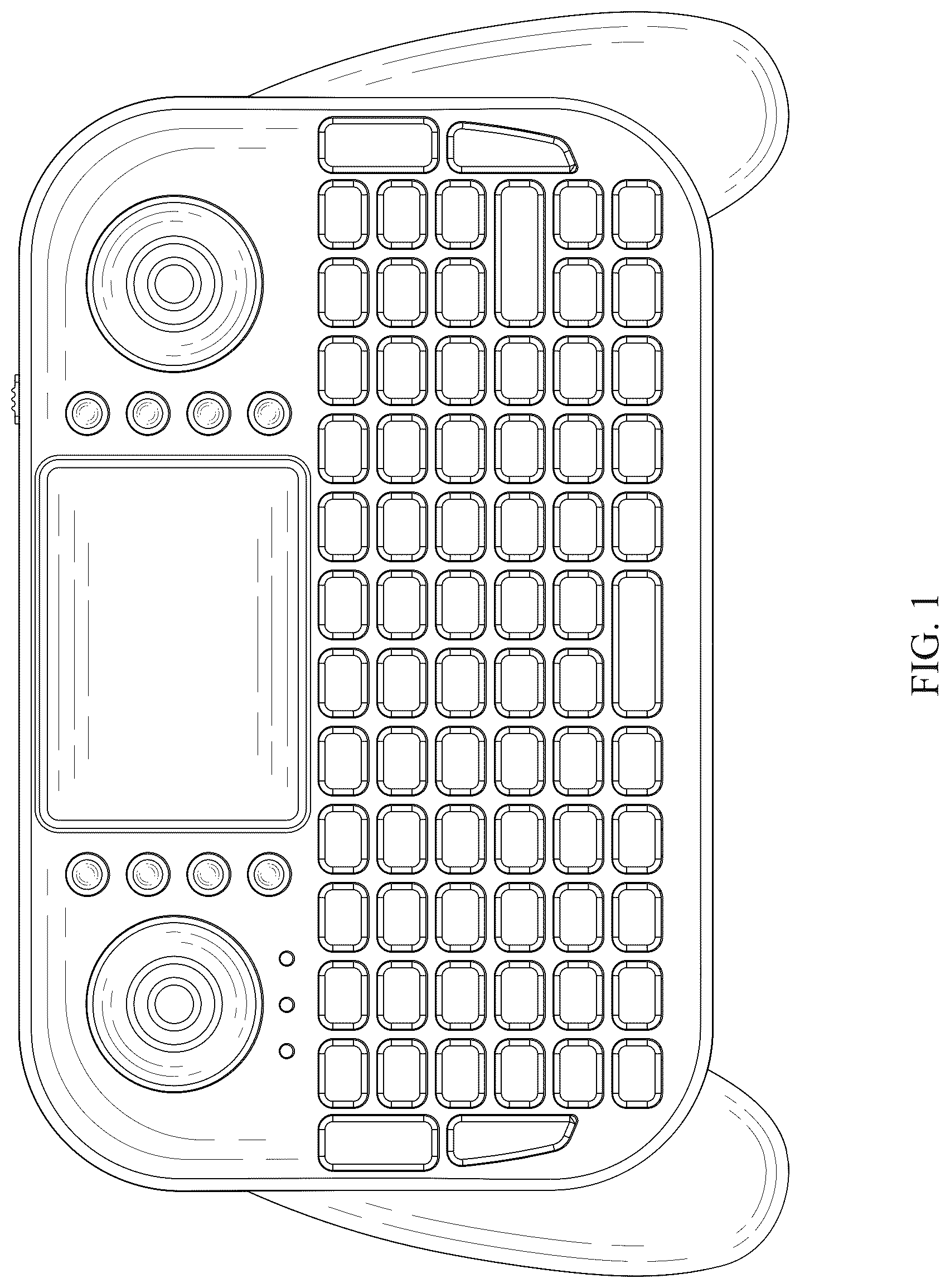 Patent USD1043684 — Keyboard — Figure 1