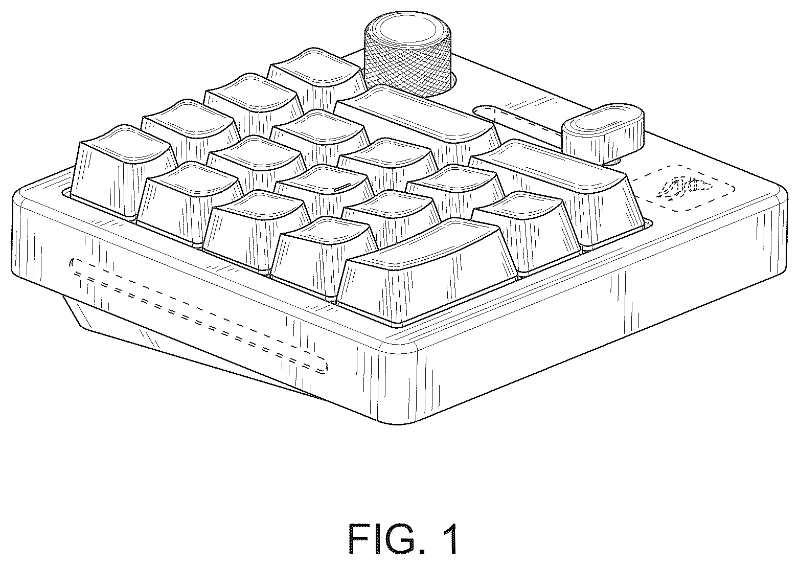 Patent USD1043686 — Computer keyboard — Figure 1