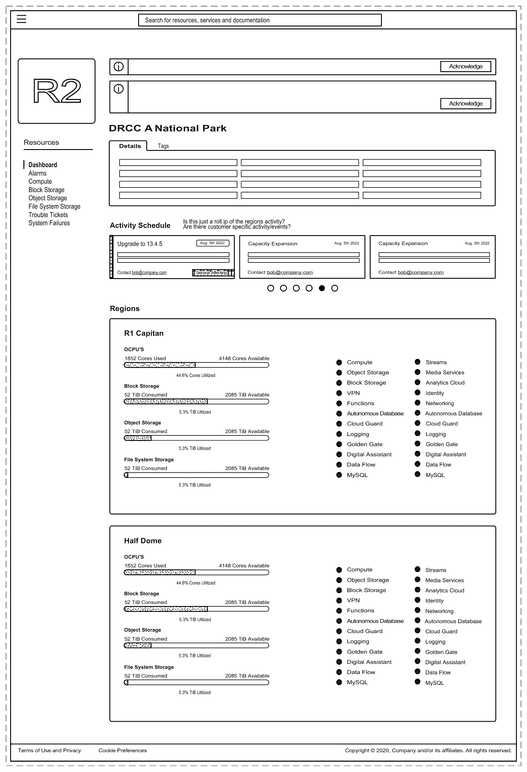 Patent USD1043716 — Display screen or portion thereof with graphical user interface for monitoring database activities — Figure 1
