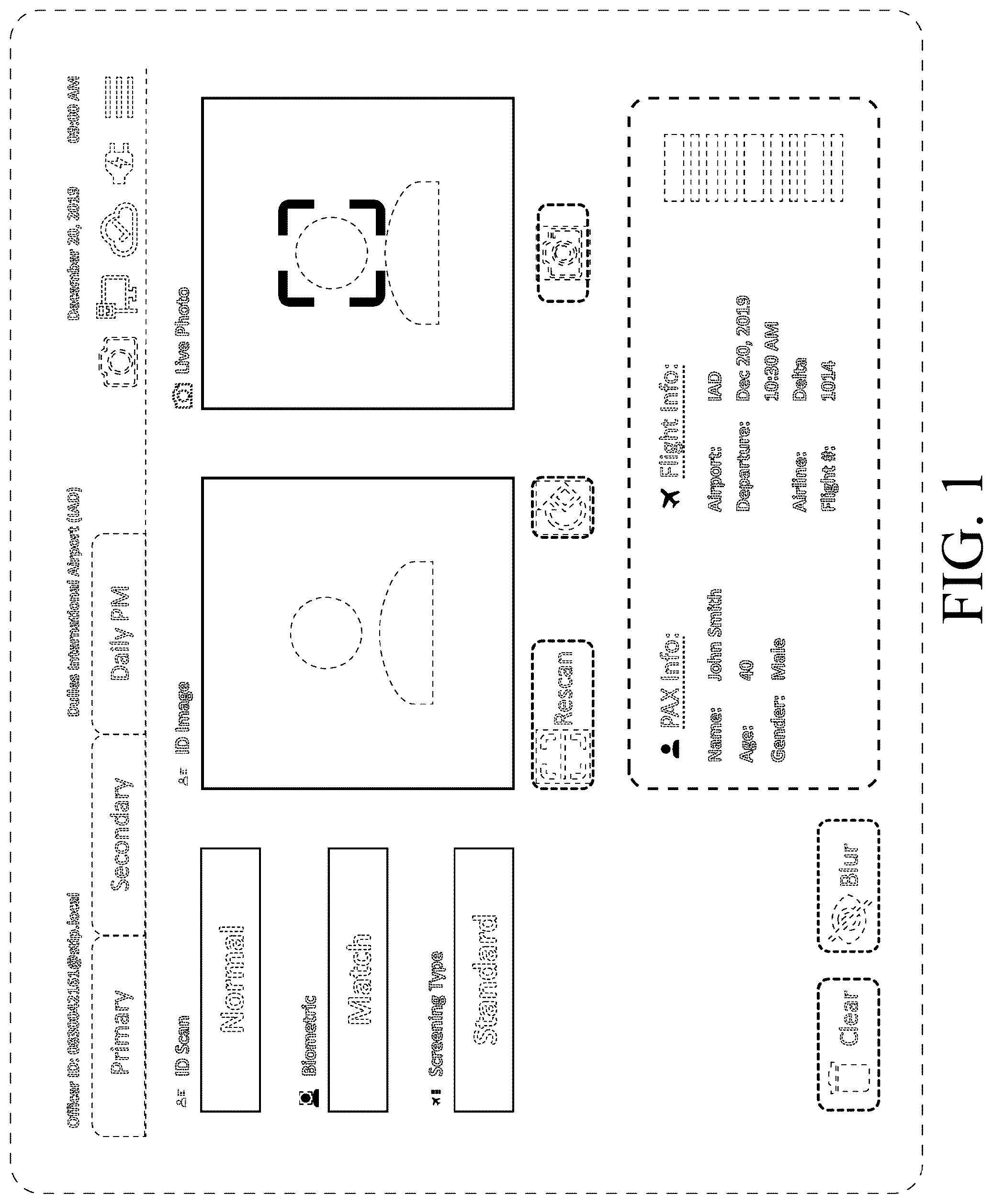 Patent USD1043717 — Display screen or portion thereof with a graphical user interface — Figure 1