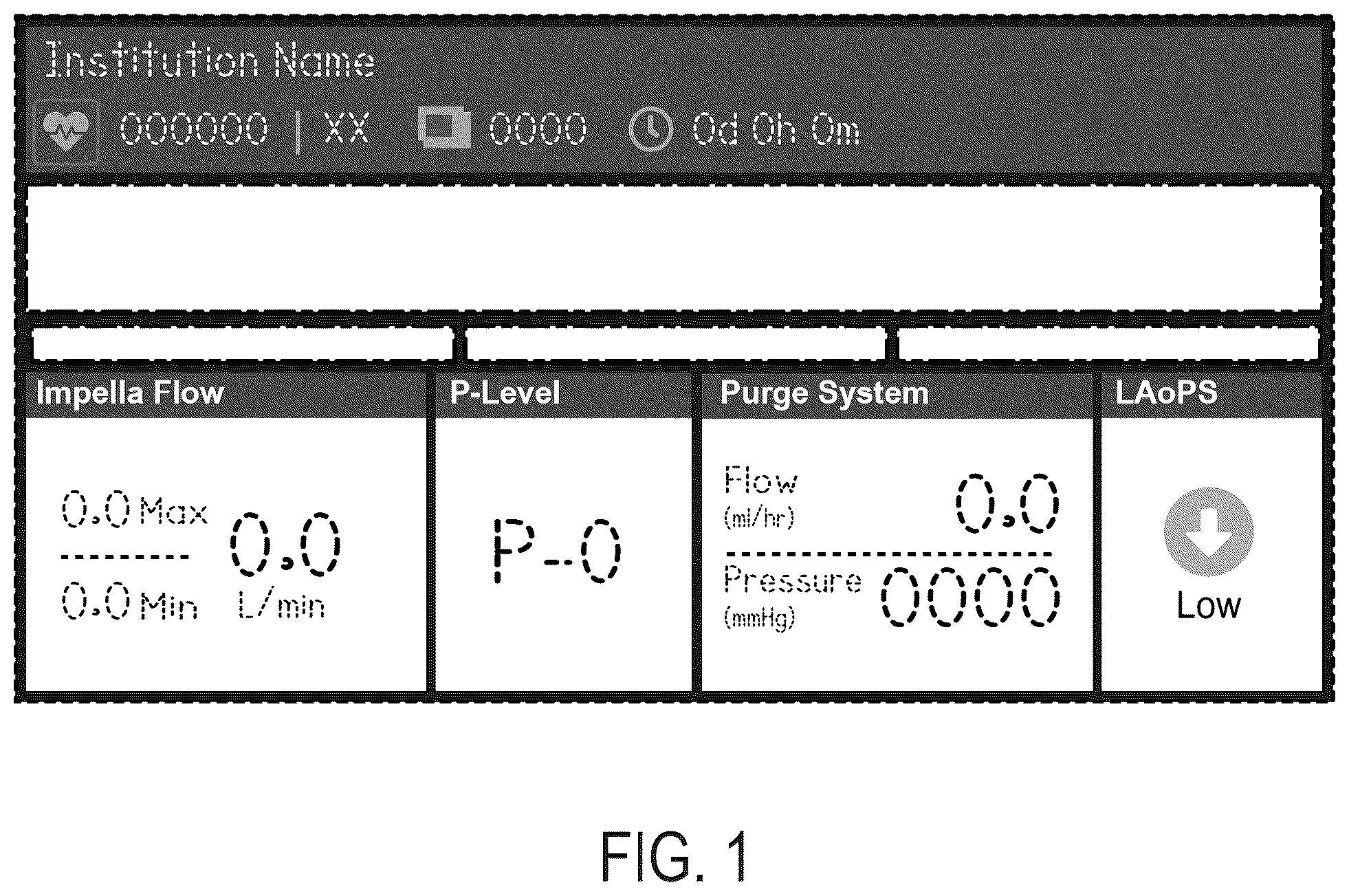 Patent USD1043731 Figure 1 – Display panel or portion thereof with graphical user interface