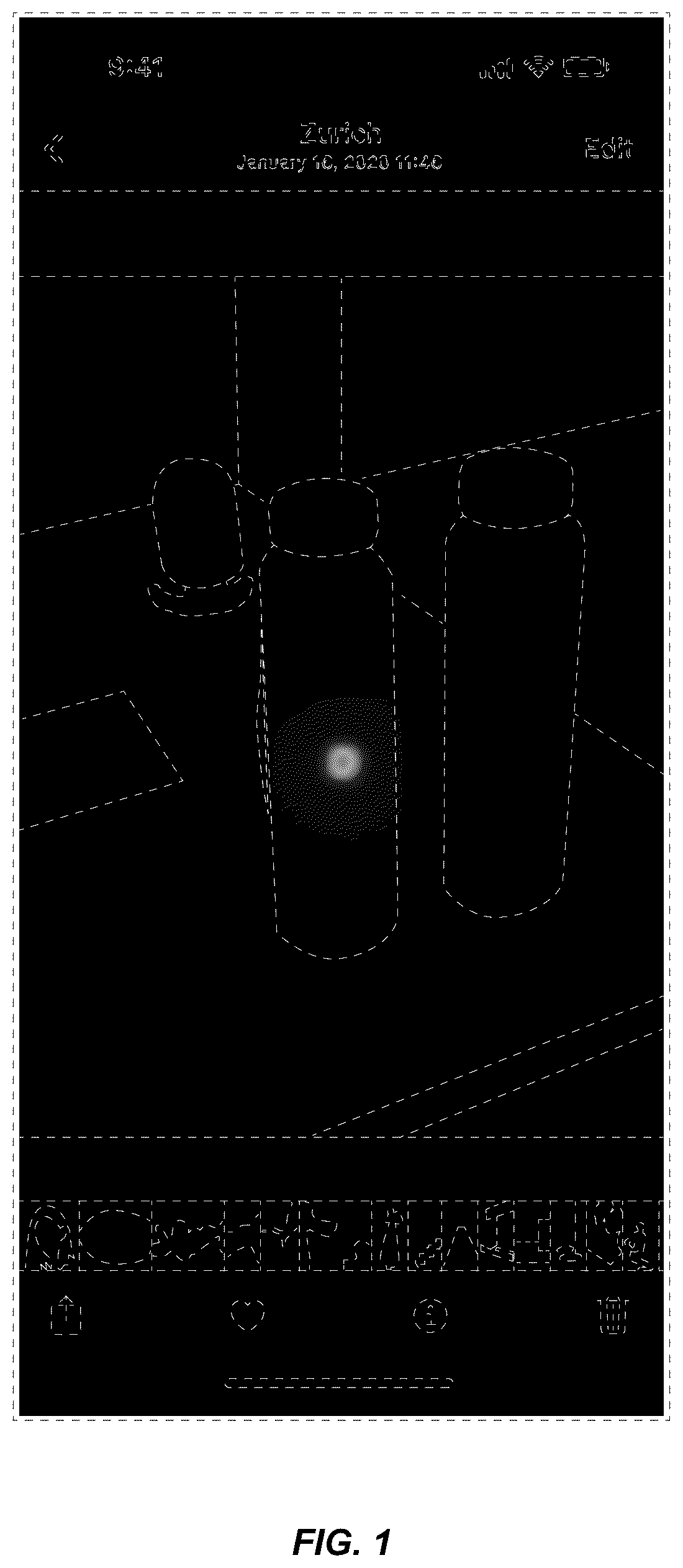 Patent USD1043744 — Display screen or portion thereof with animated graphical user interface — Figure 1