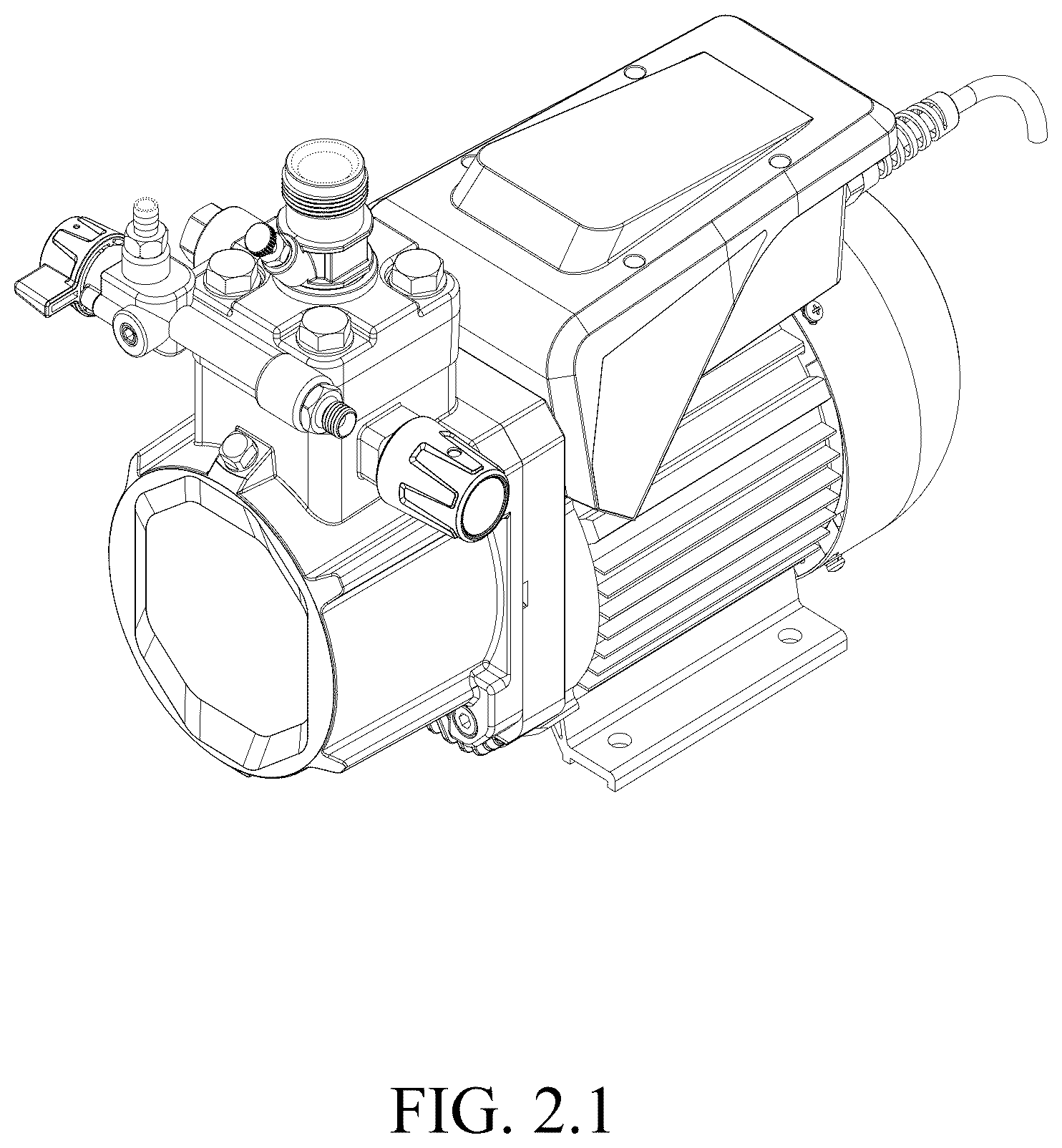 Patent USD1043758 Figure 1 – Pump for liquids