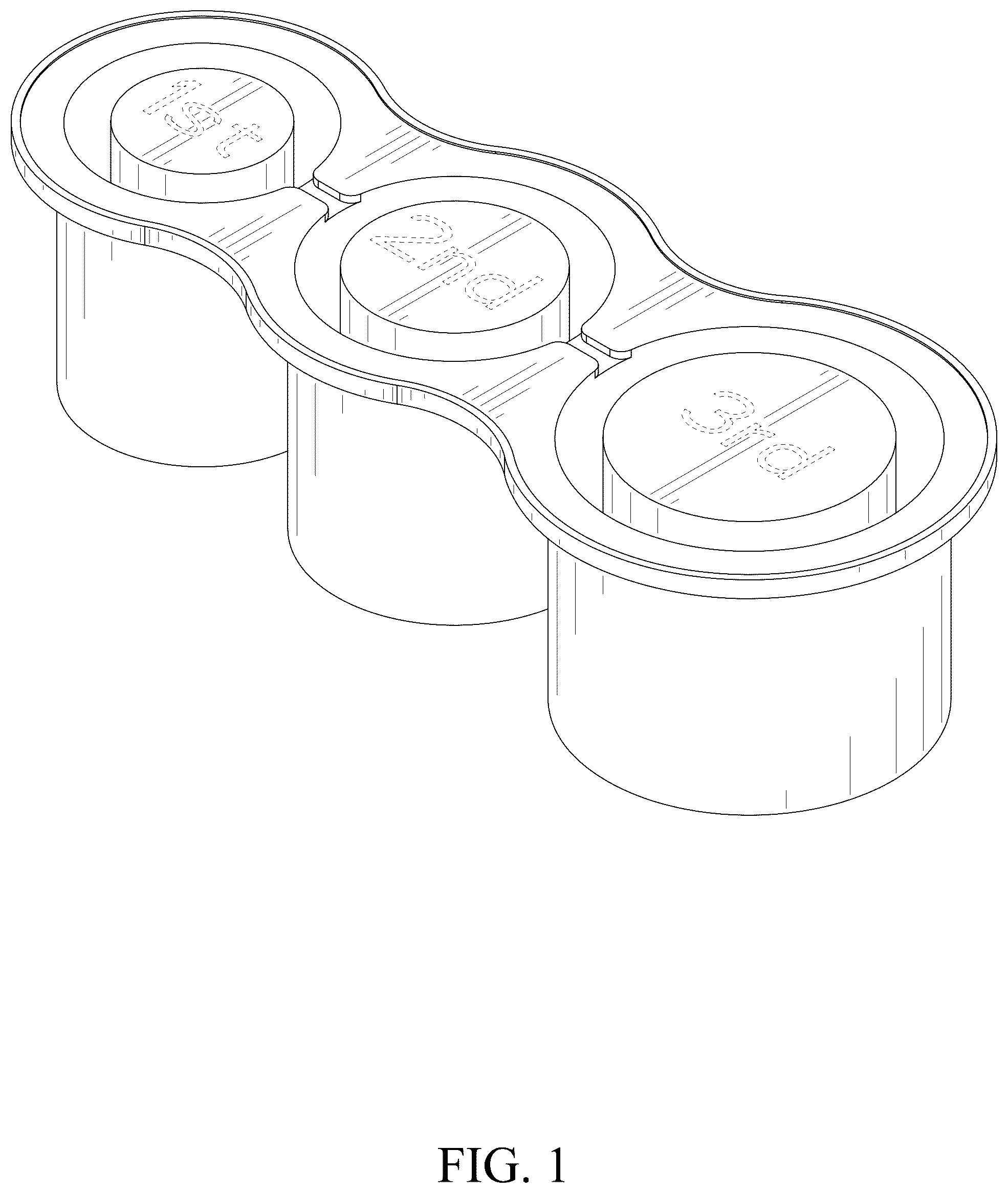Patent USD1043770 Figure 1 – Ice making mold