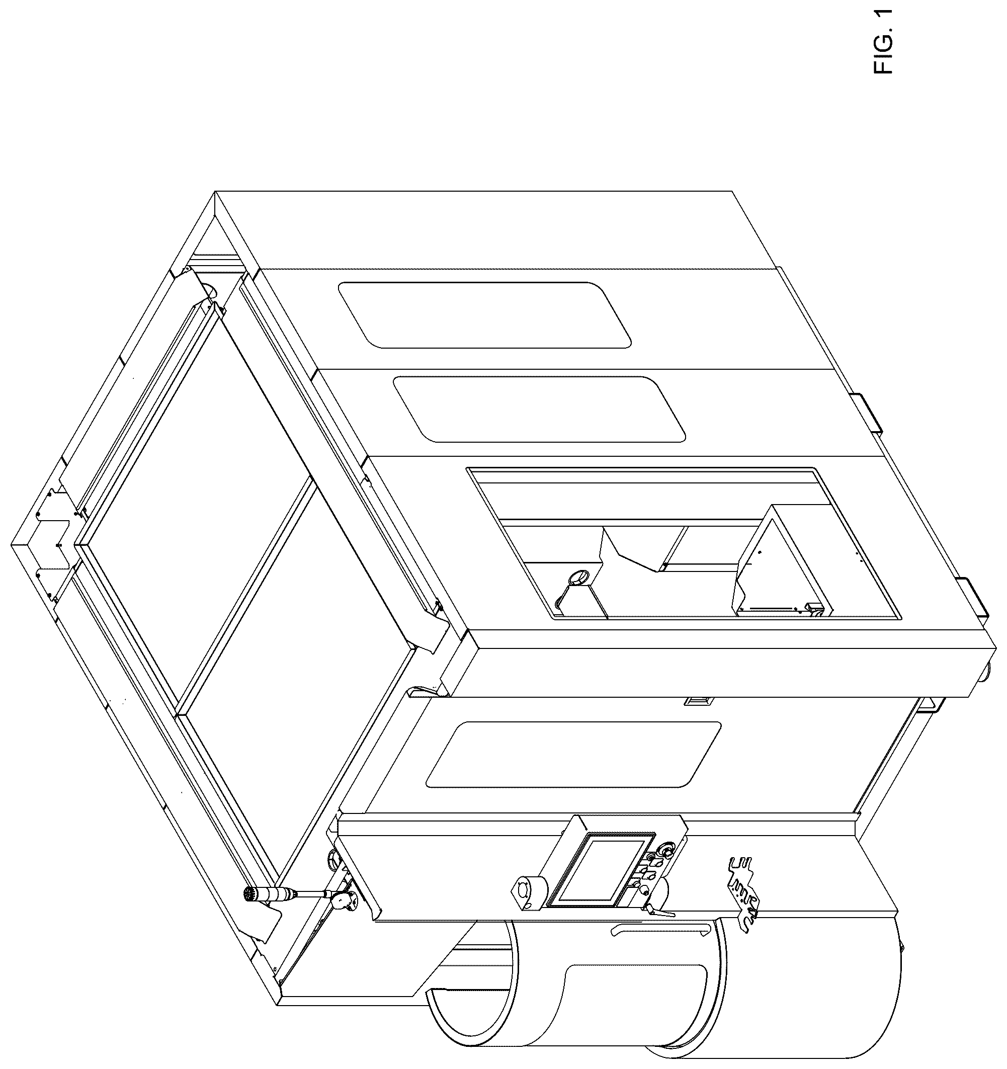 Patent USD1043772 Figure 1 – Automated pallet system