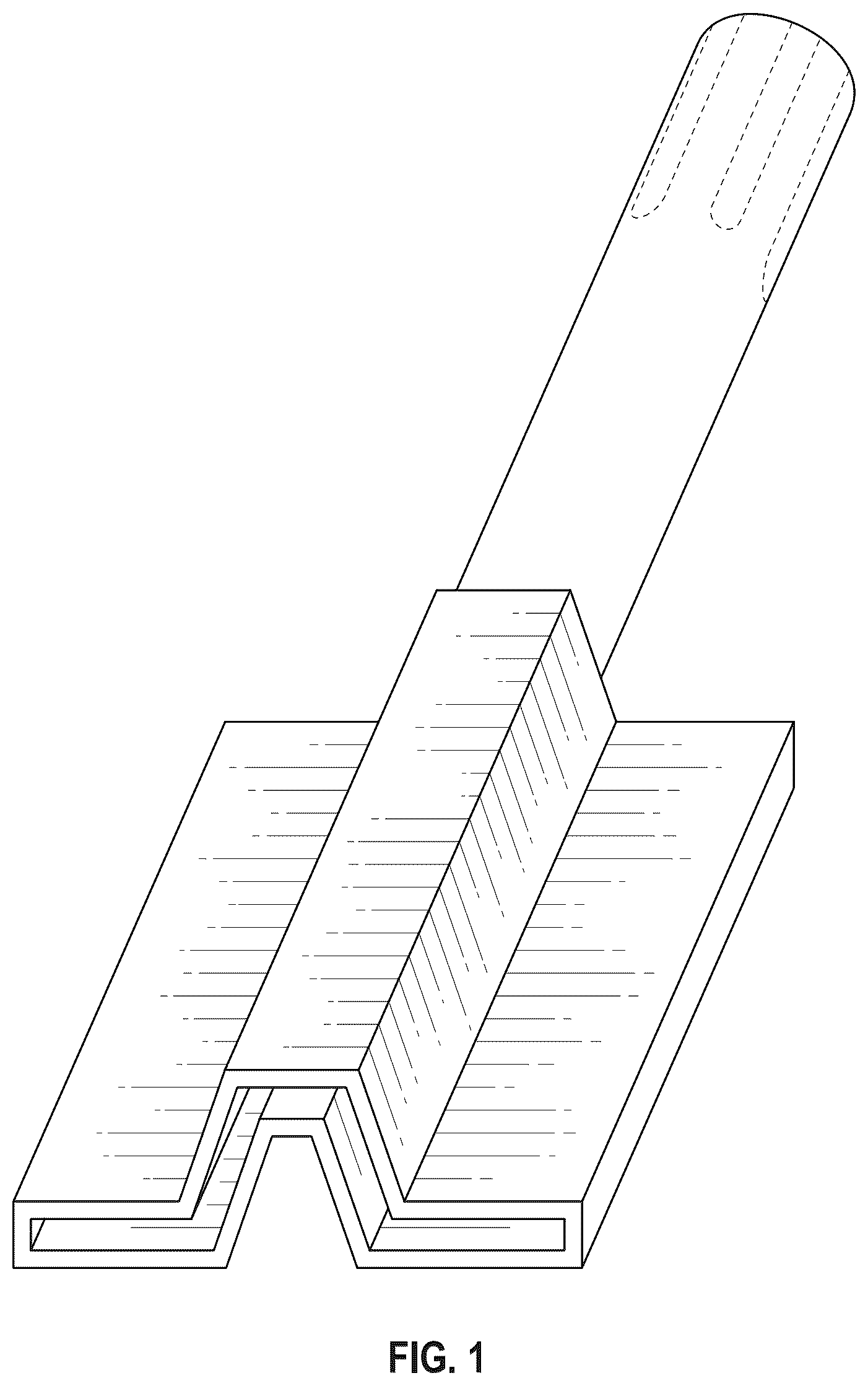 Patent USD1043777 — Post driving bit for a hammer drill — Figure 1