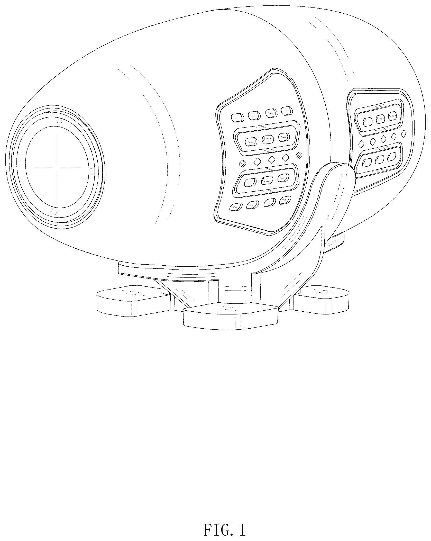 Patent USD1043789 — Security camera — Figure 1