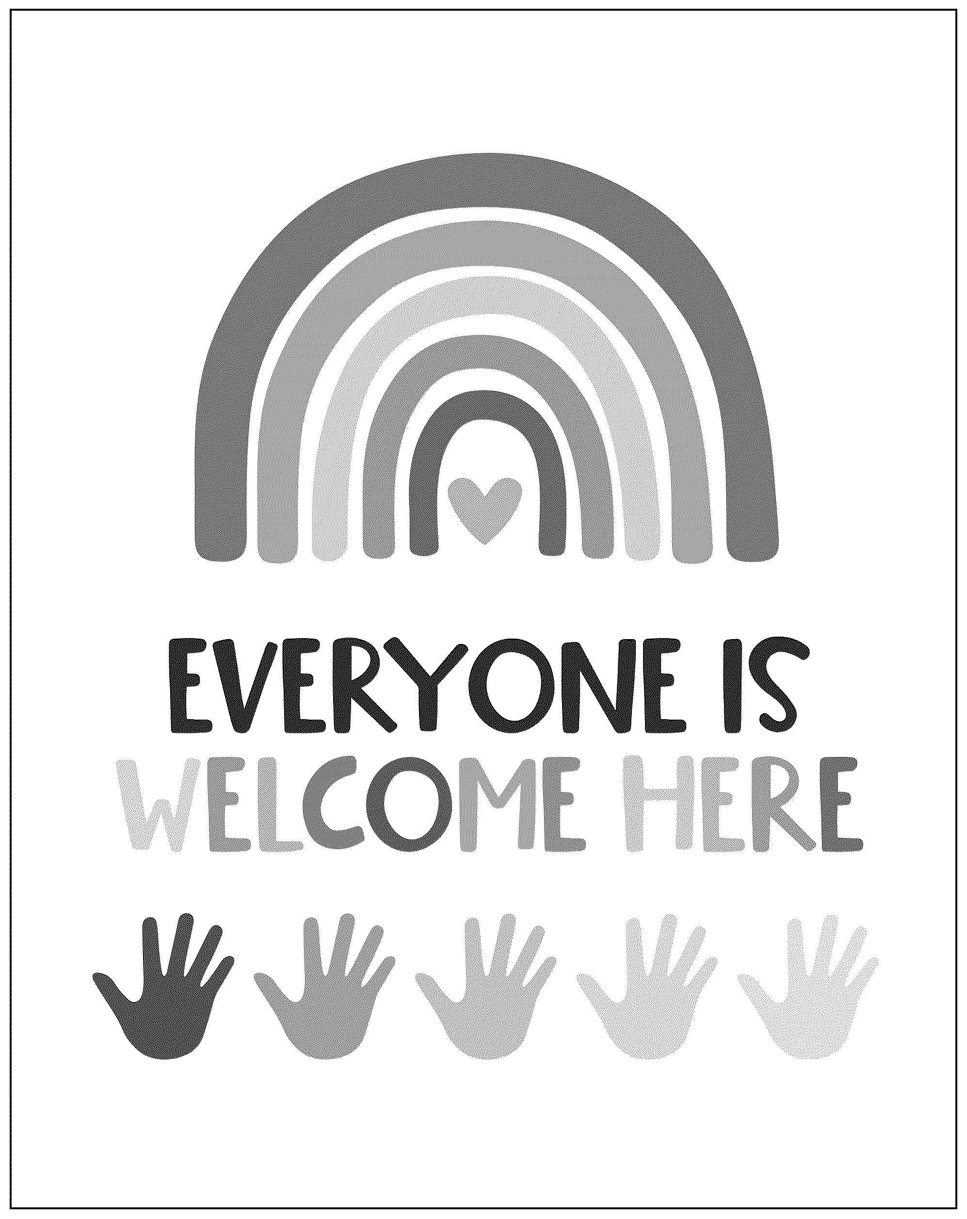 Patent USD1043823 — Diversity educational poster — Figure 1