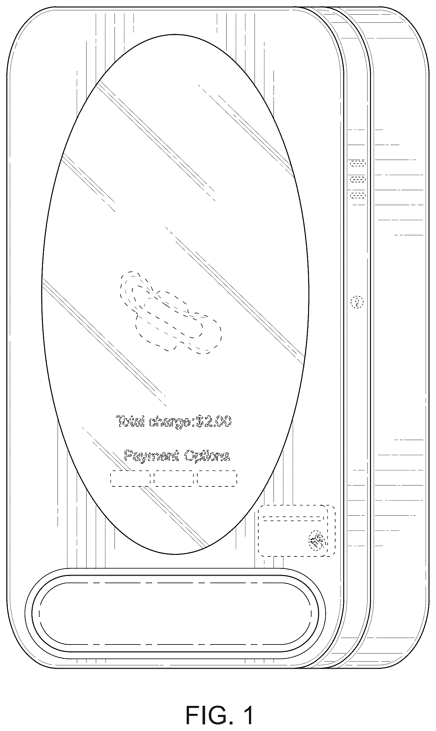Patent USD1043829 — Smart vending machine — Figure 1