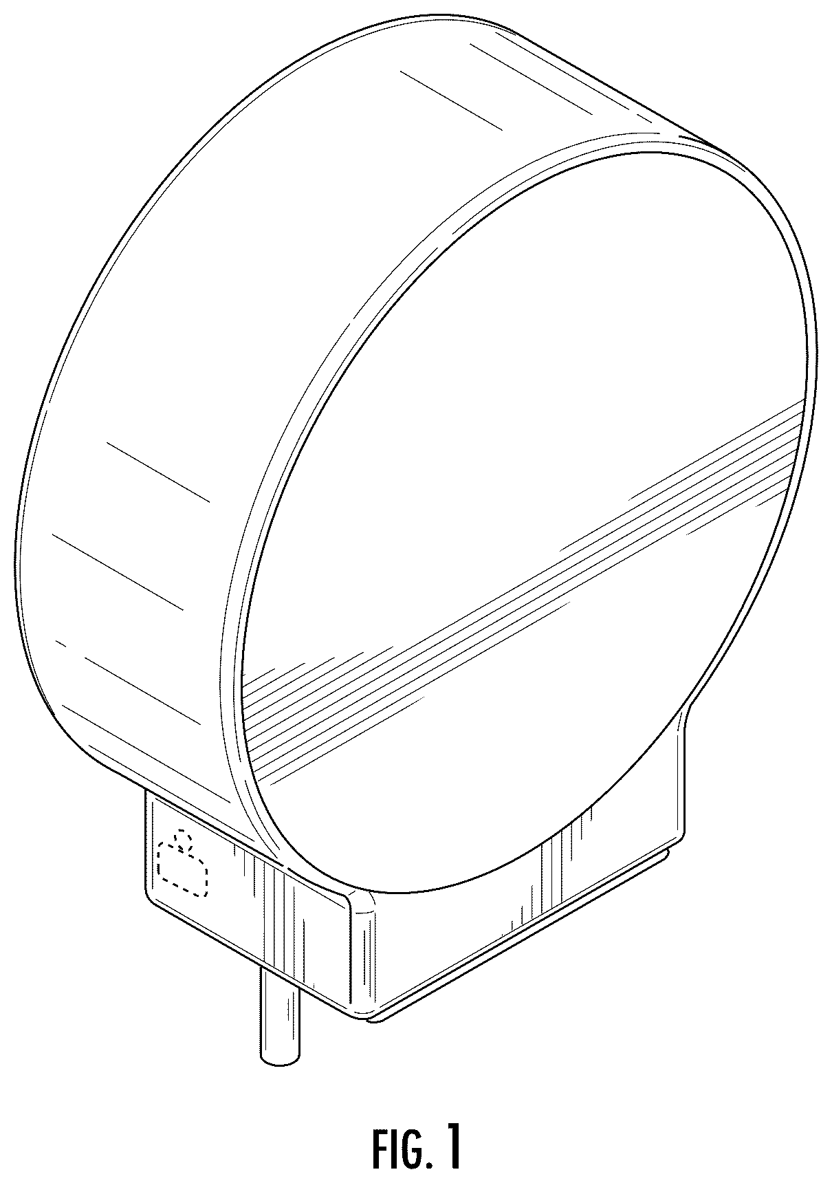 Patent USD1043830 — Vehicle-mounted sign — Figure 1