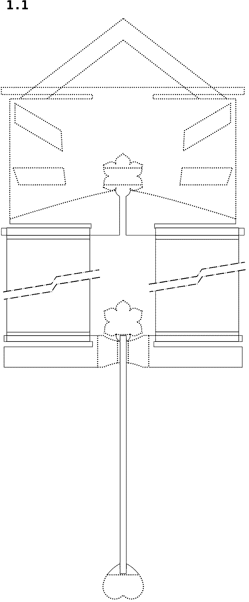 Patent USD1043840 — Counter for games — Figure 1