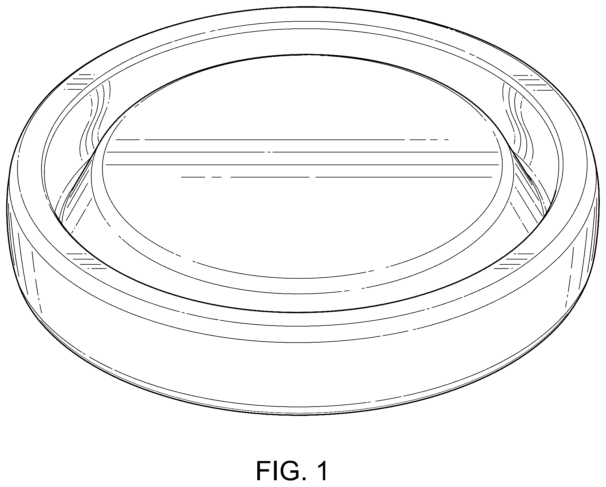 Patent USD1043844 Figure 1 – Toy disc
