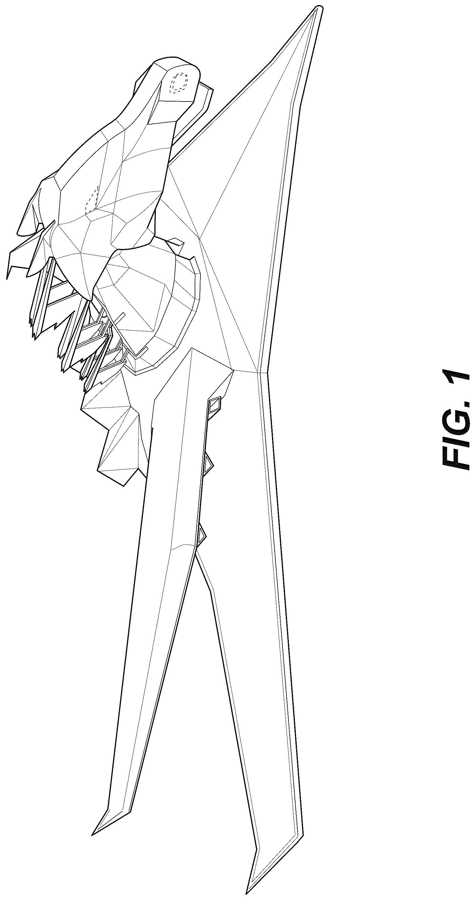 Patent USD1043845 Figure 1 – Plane