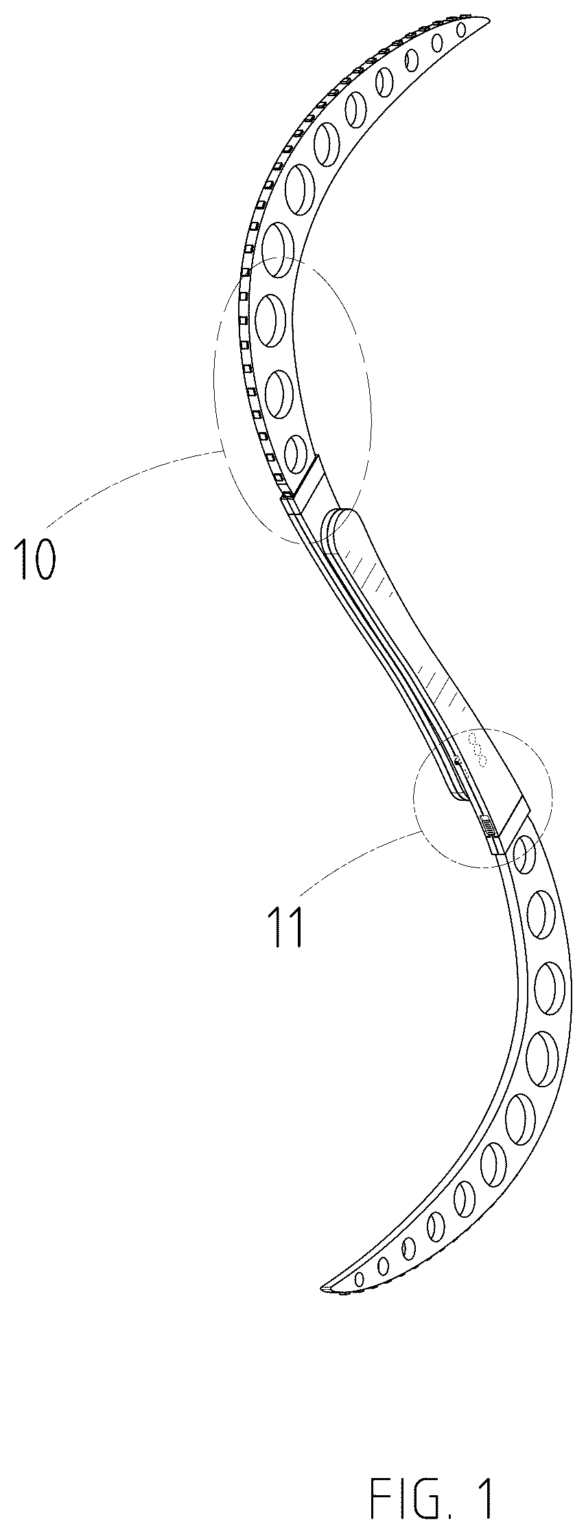 Patent USD1043859 — Juggling machete — Figure 1