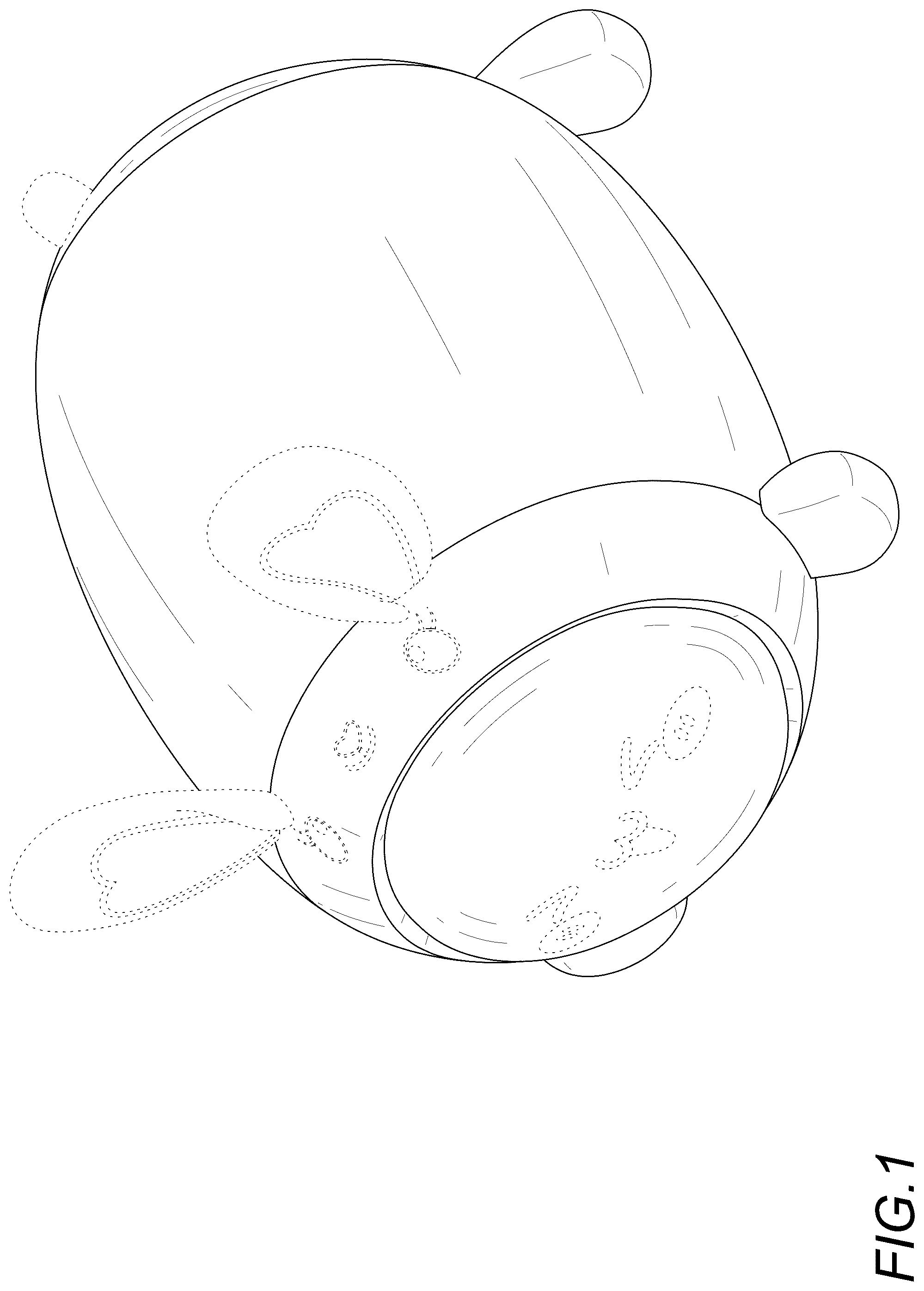 Patent USD1043861 — Plush toy — Figure 1