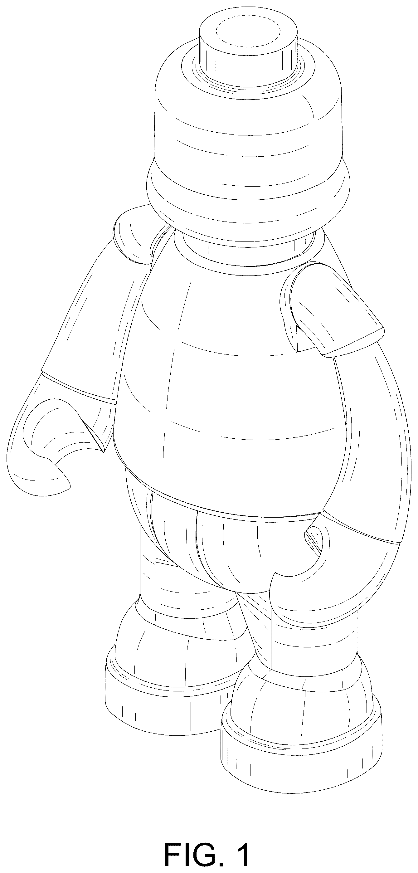 Patent USD1043862 — Toy building block — Figure 1