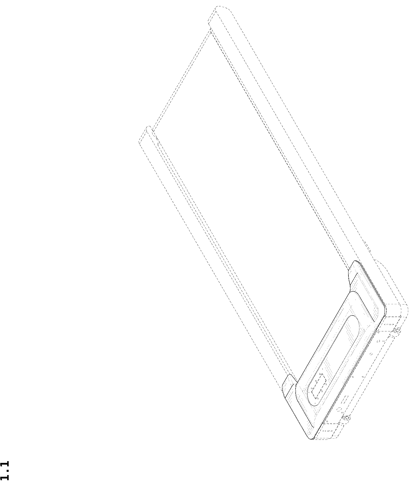 Patent USD1043865 — Treadmill — Figure 1