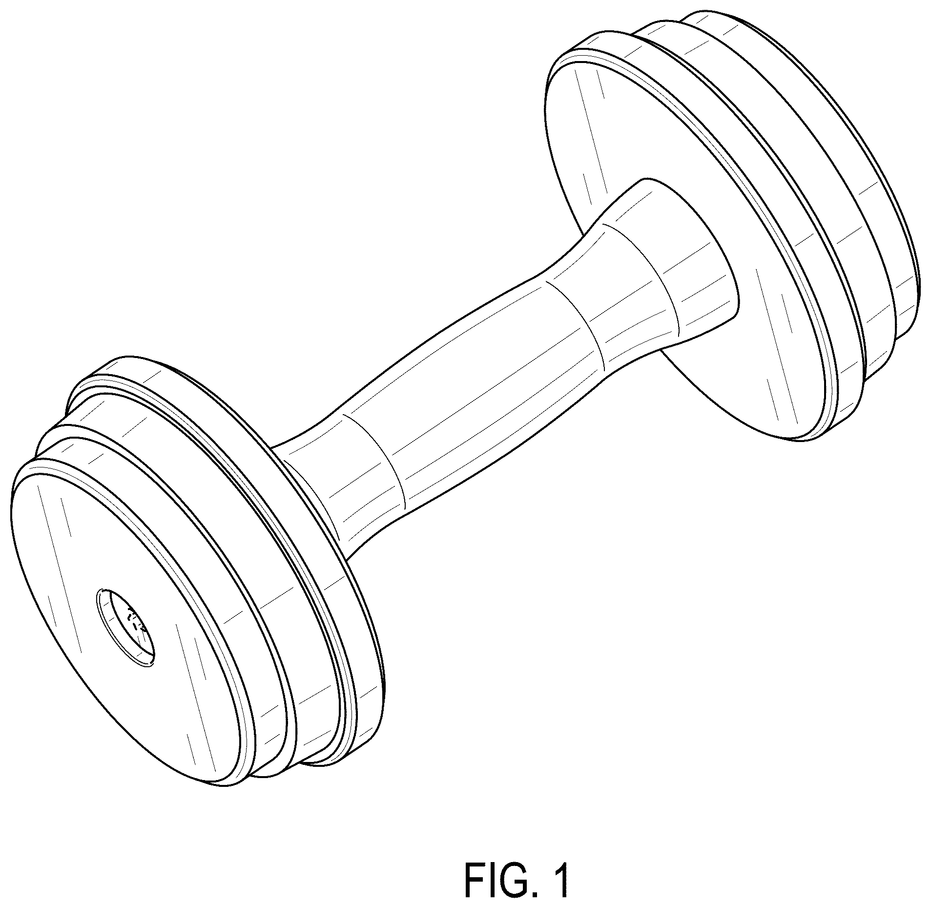Patent USD1043866 Figure 1 – Weight