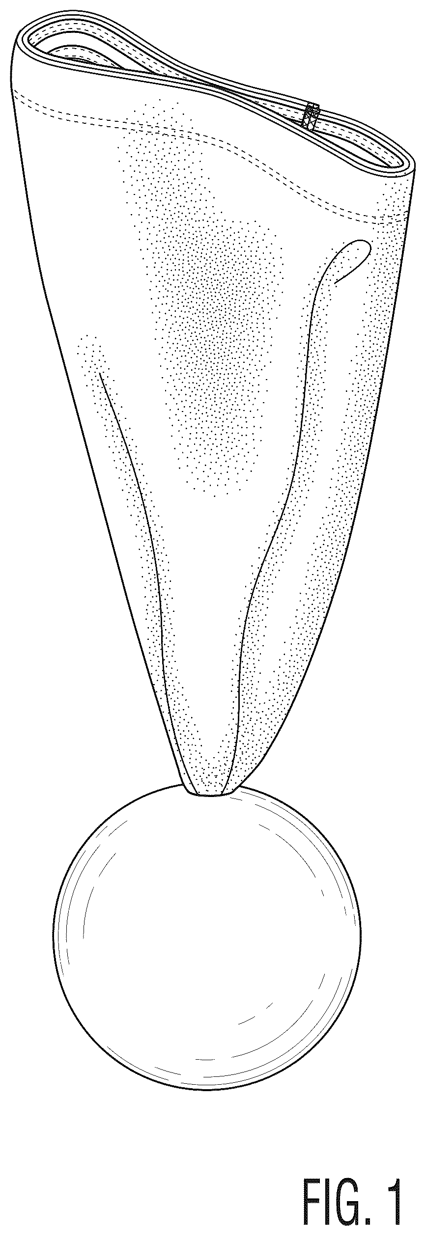 Patent USD1043879 — Baseball glove protector and pocket shaper apparatus — Figure 1