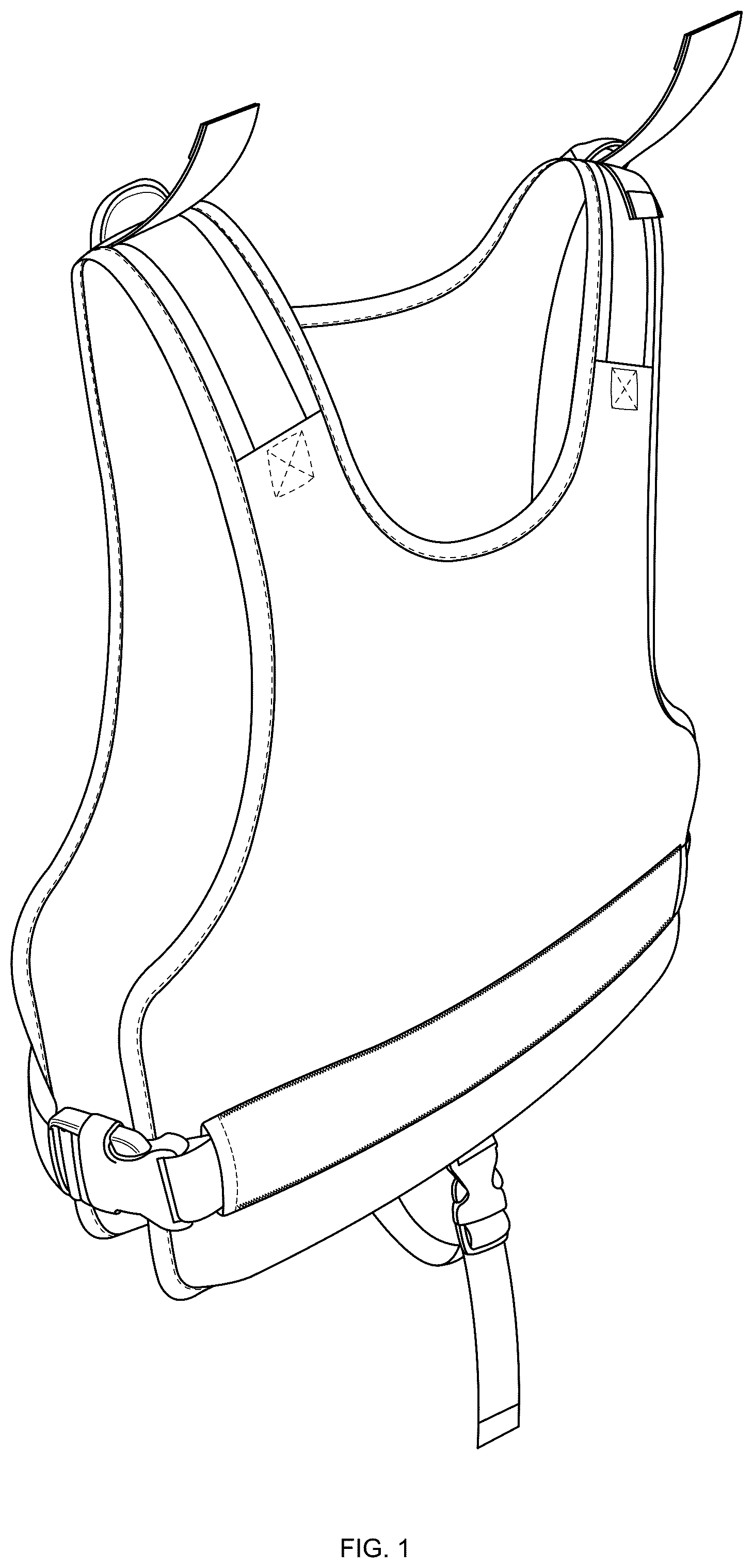 Patent USD1043882 — Swim vest — Figure 1
