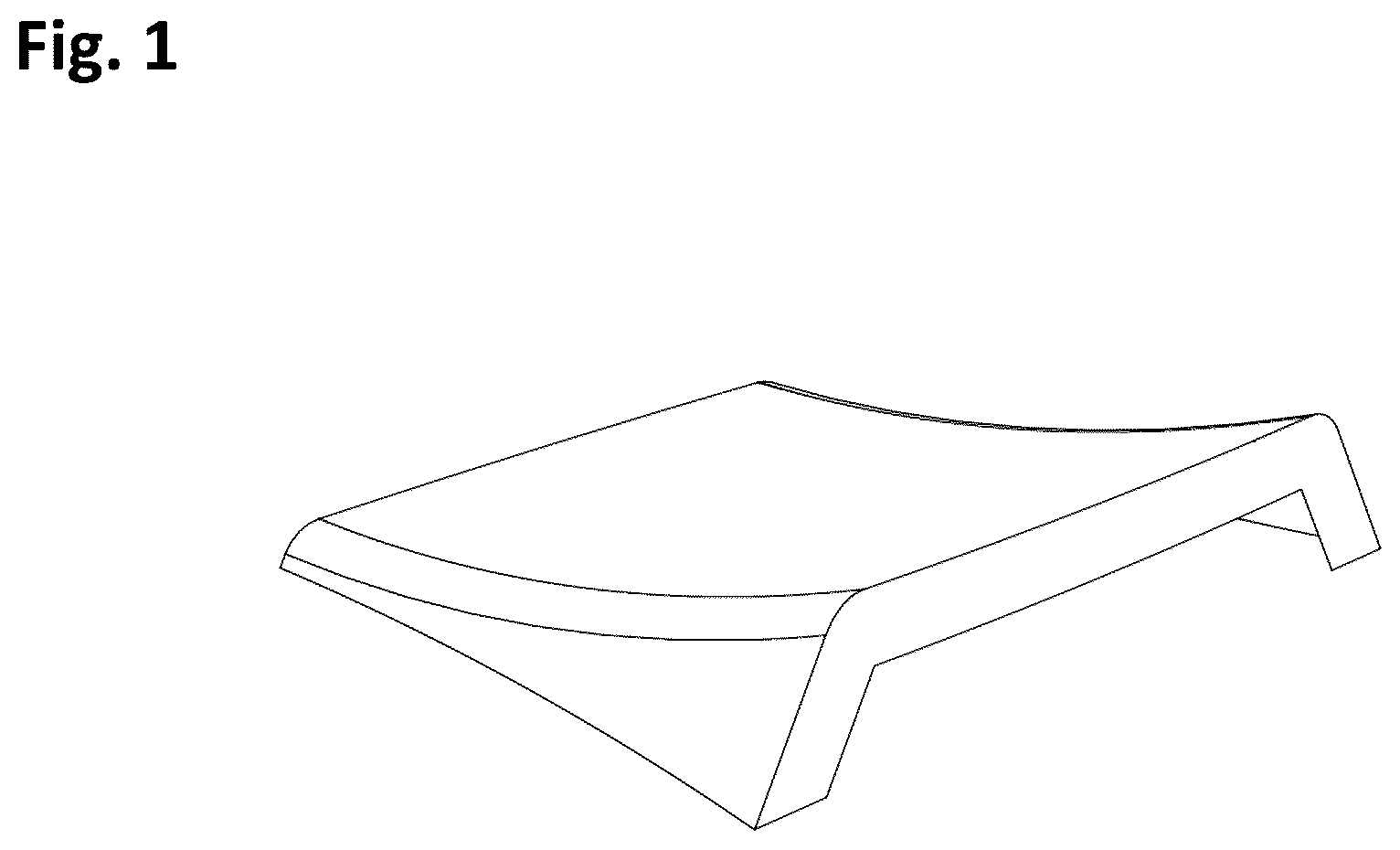 Patent USD1043884 Figure 1 – Part of modular pump track