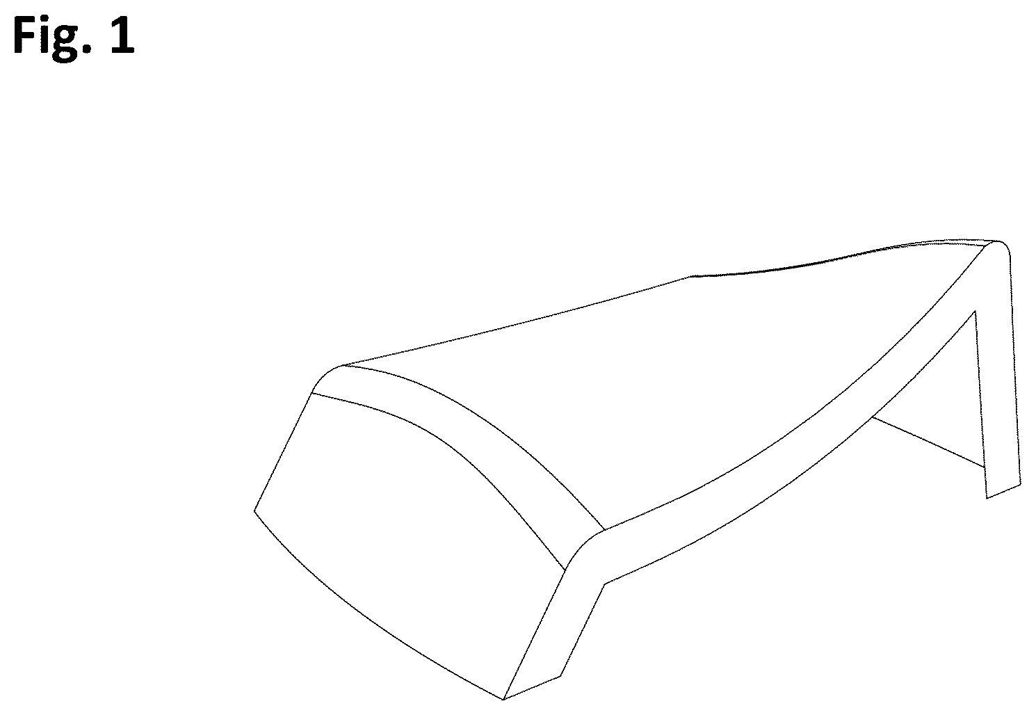 Patent USD1043885 — Part of modular pump track — Figure 1