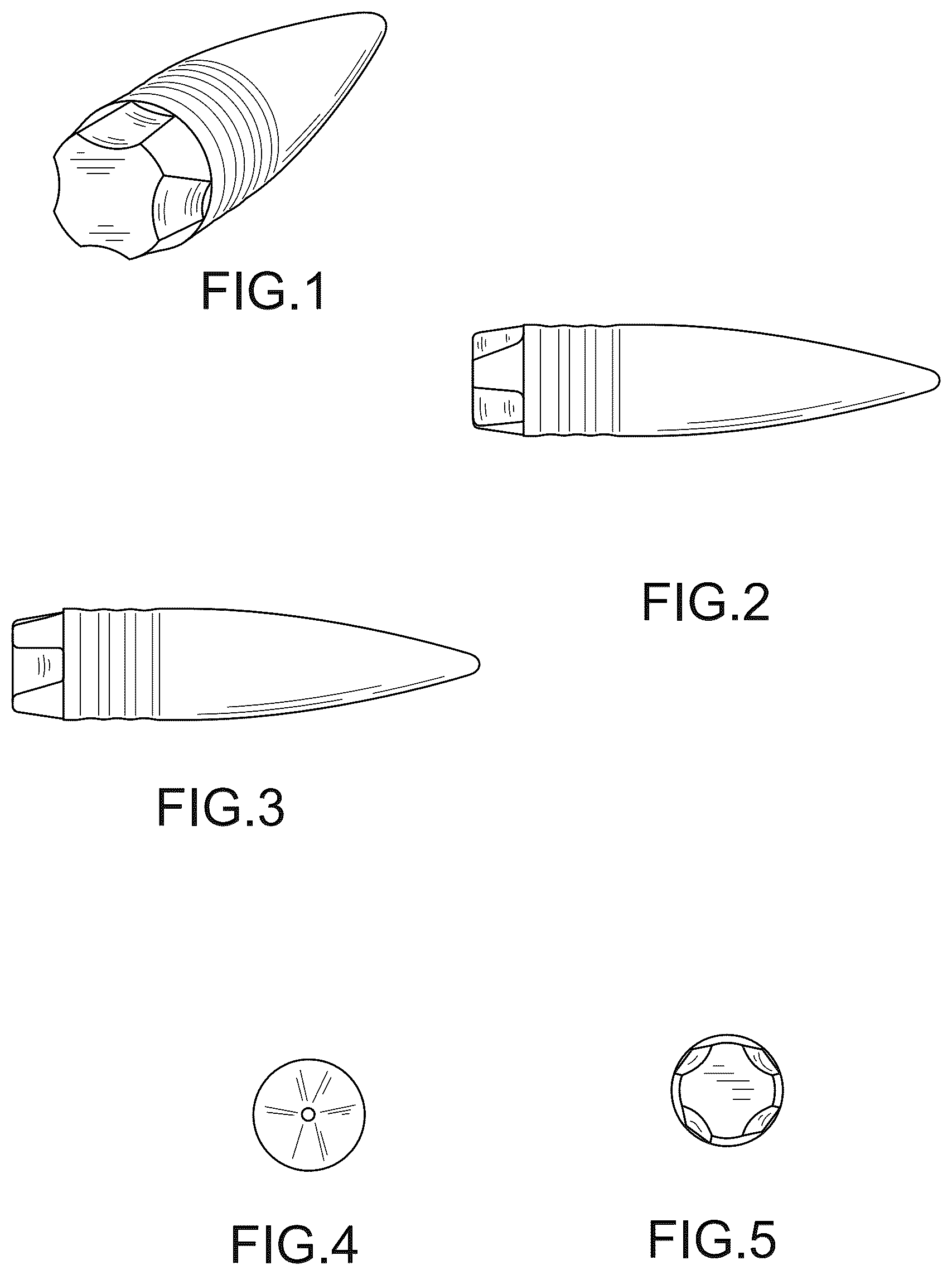 Patent USD1043894 — Projectile — Figure 1