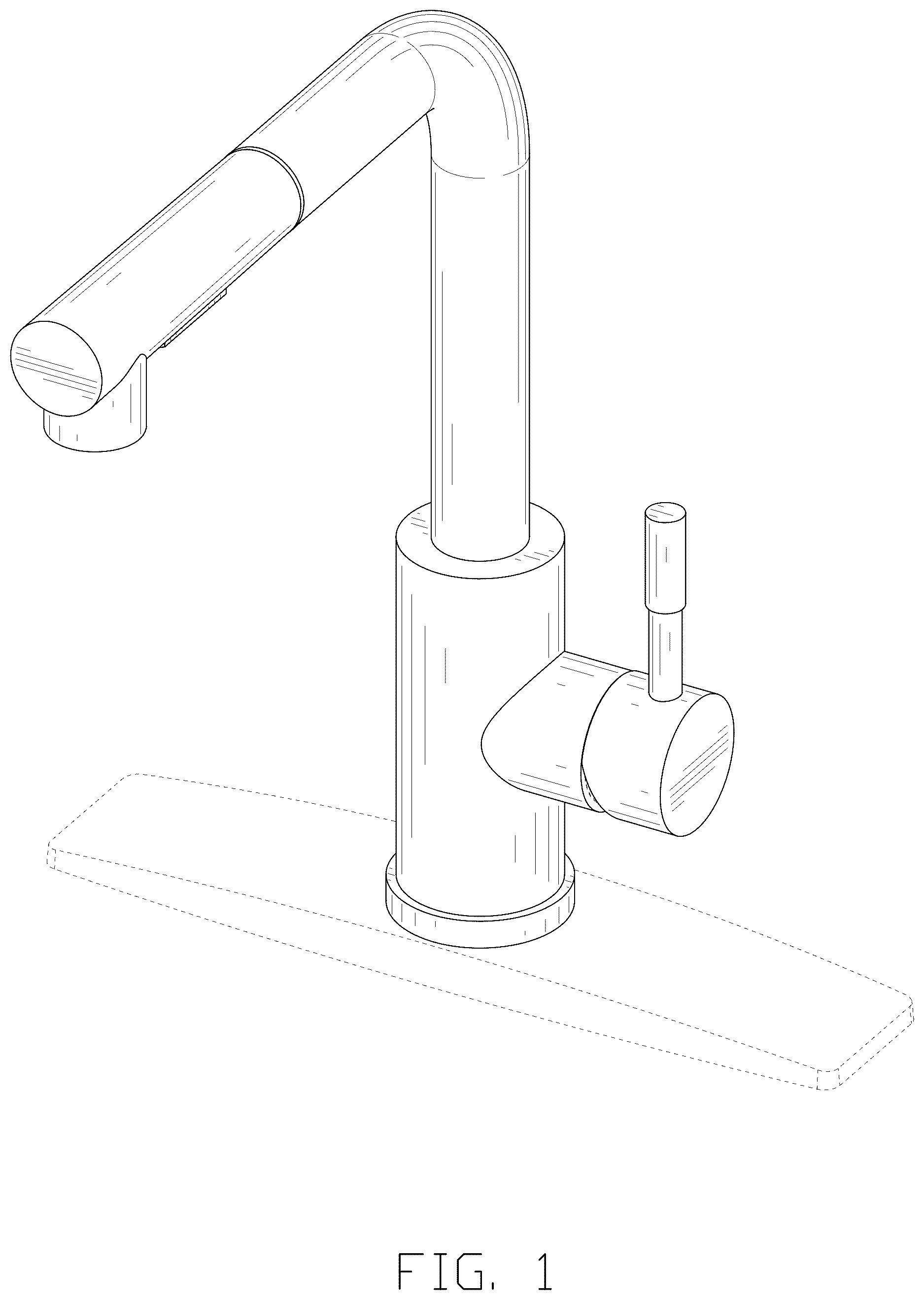 Patent USD1043917 — Faucet — Figure 1