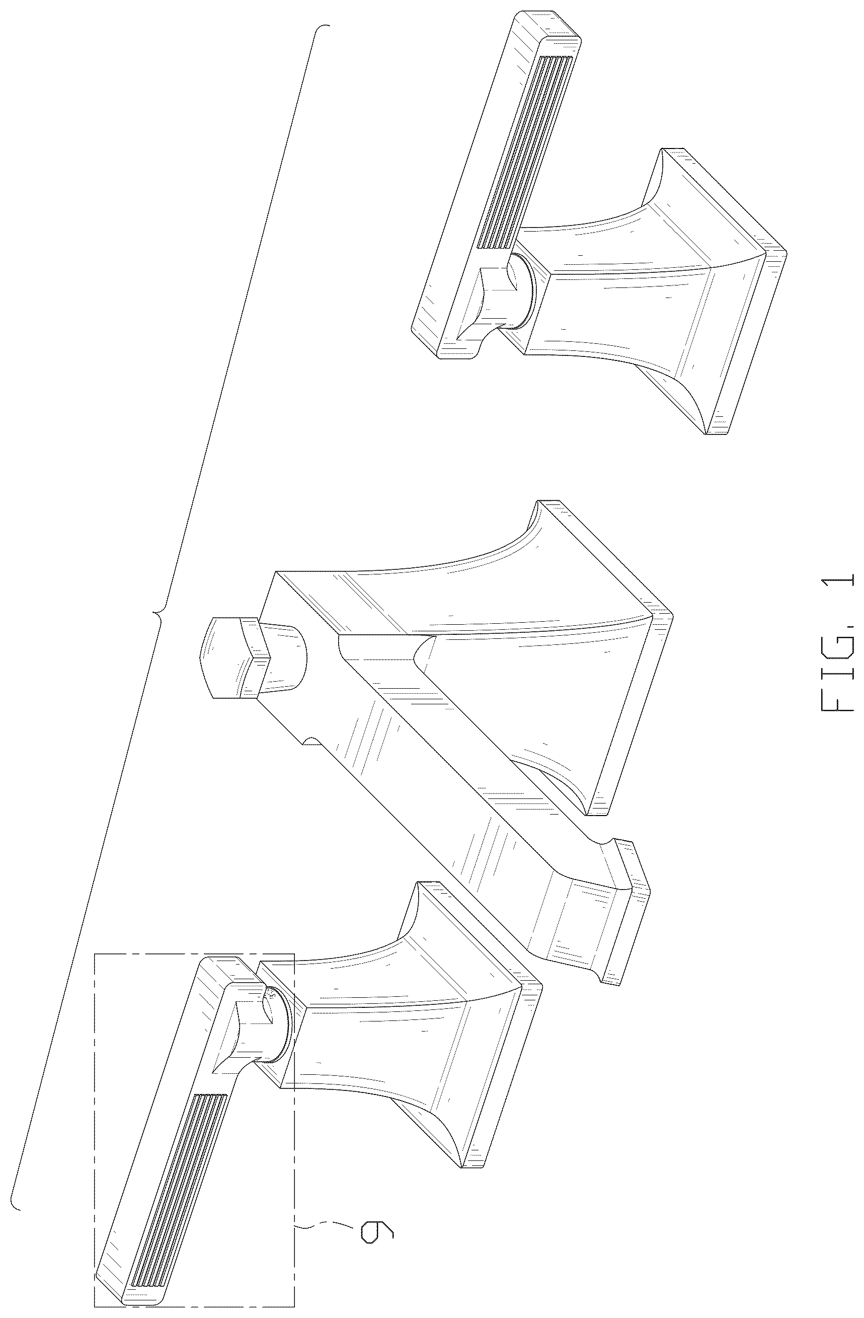 Patent USD1043921 Figure 1 – Faucet