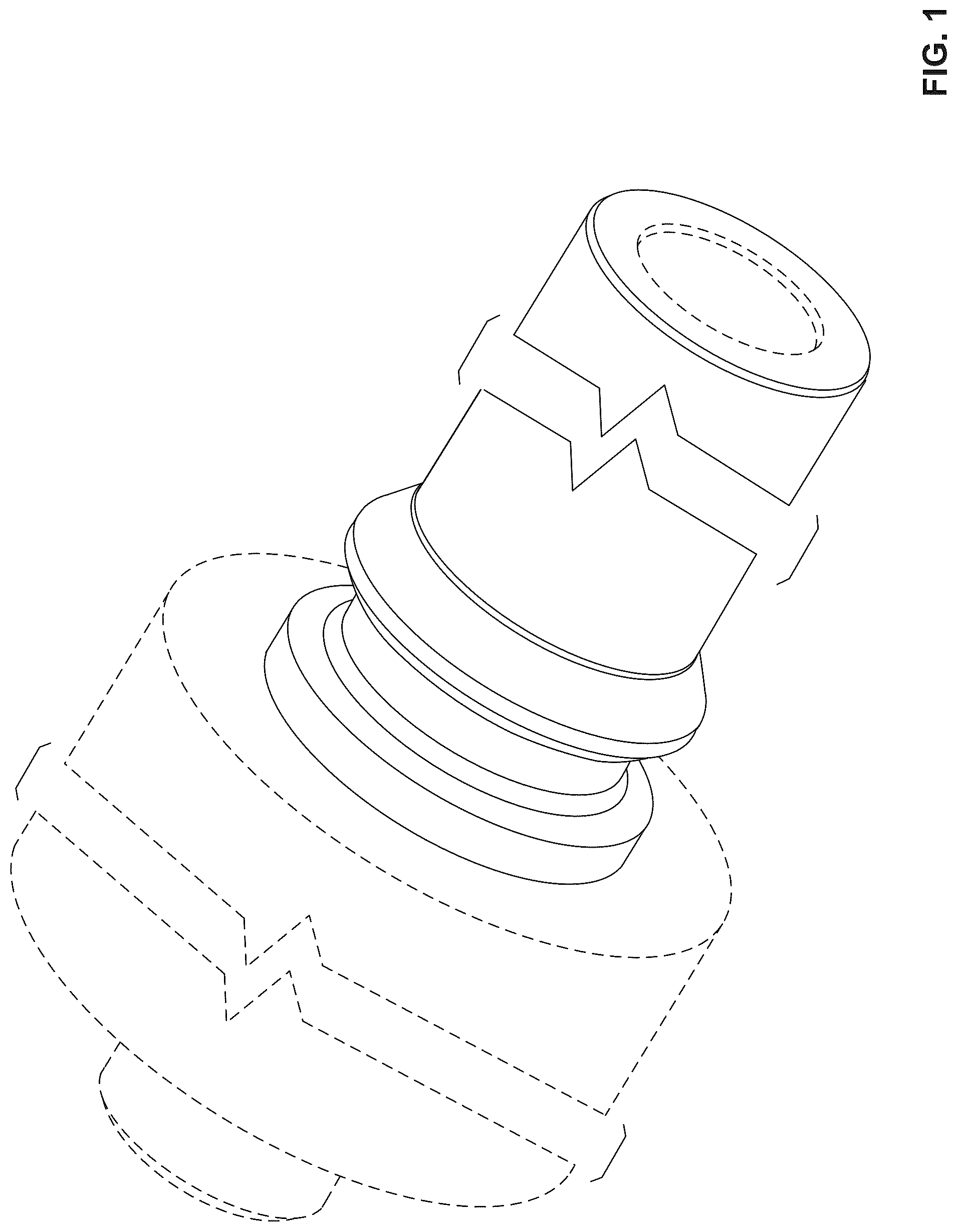 Patent USD1043924 — Coupling interface — Figure 1