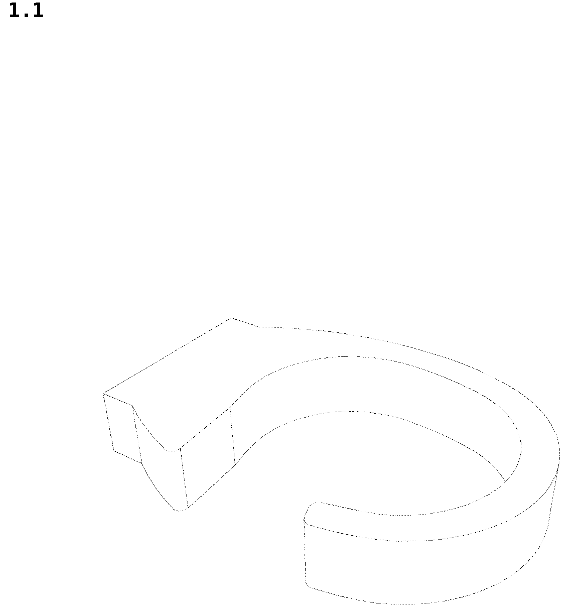 Patent USD1043930 — Toilet seat — Figure 1