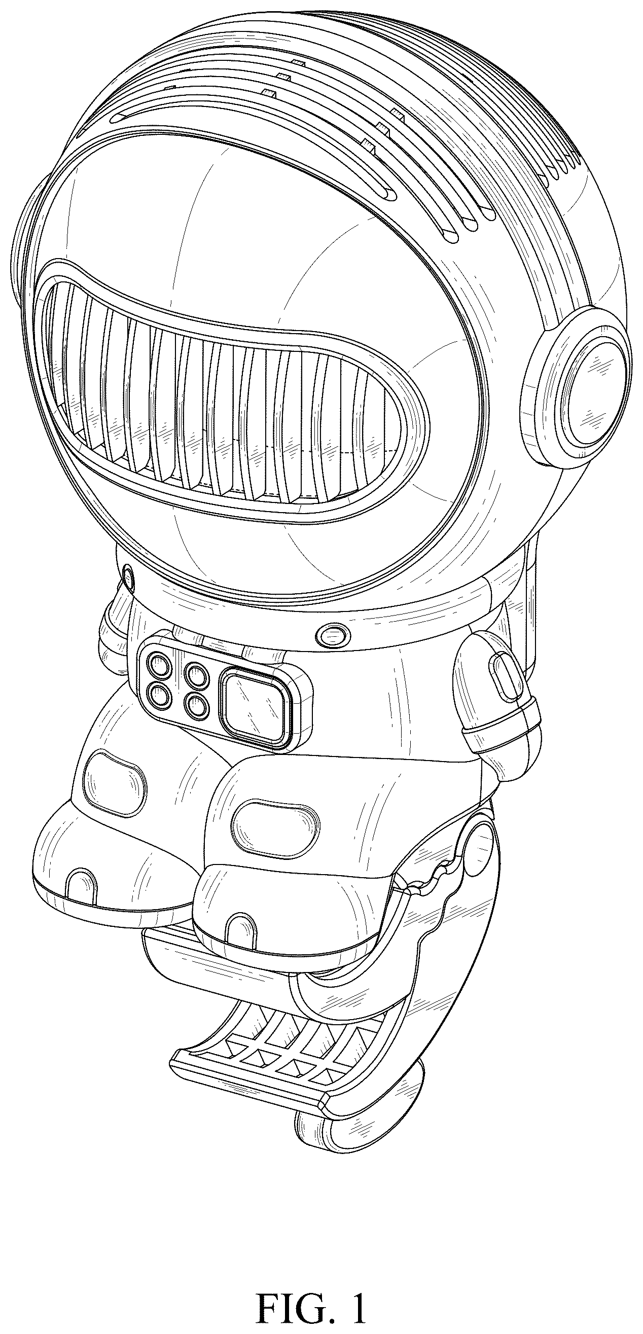 Patent USD1043944 — Electric fan — Figure 1