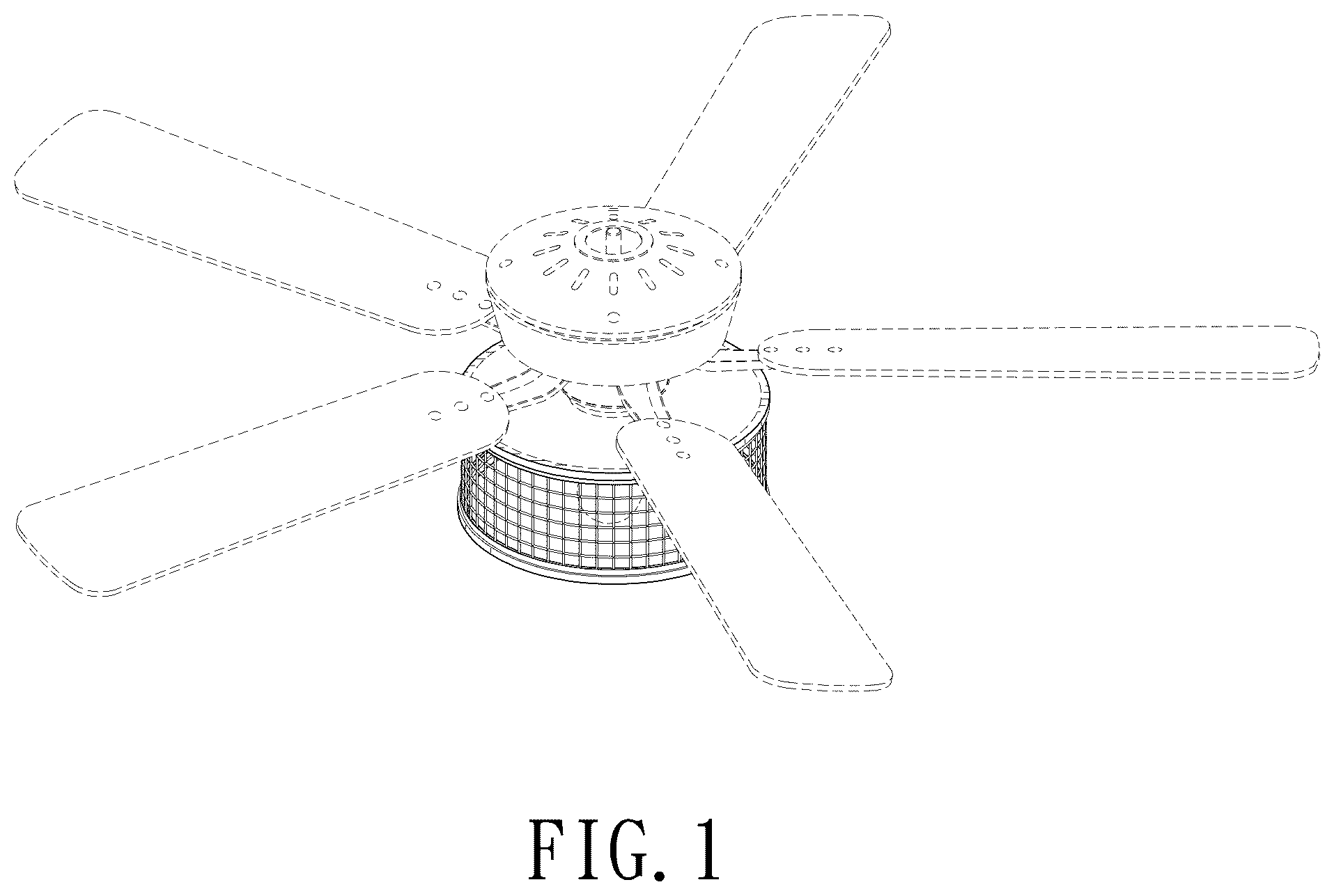 Patent USD1043949 — Ceiling fan light kit — Figure 1