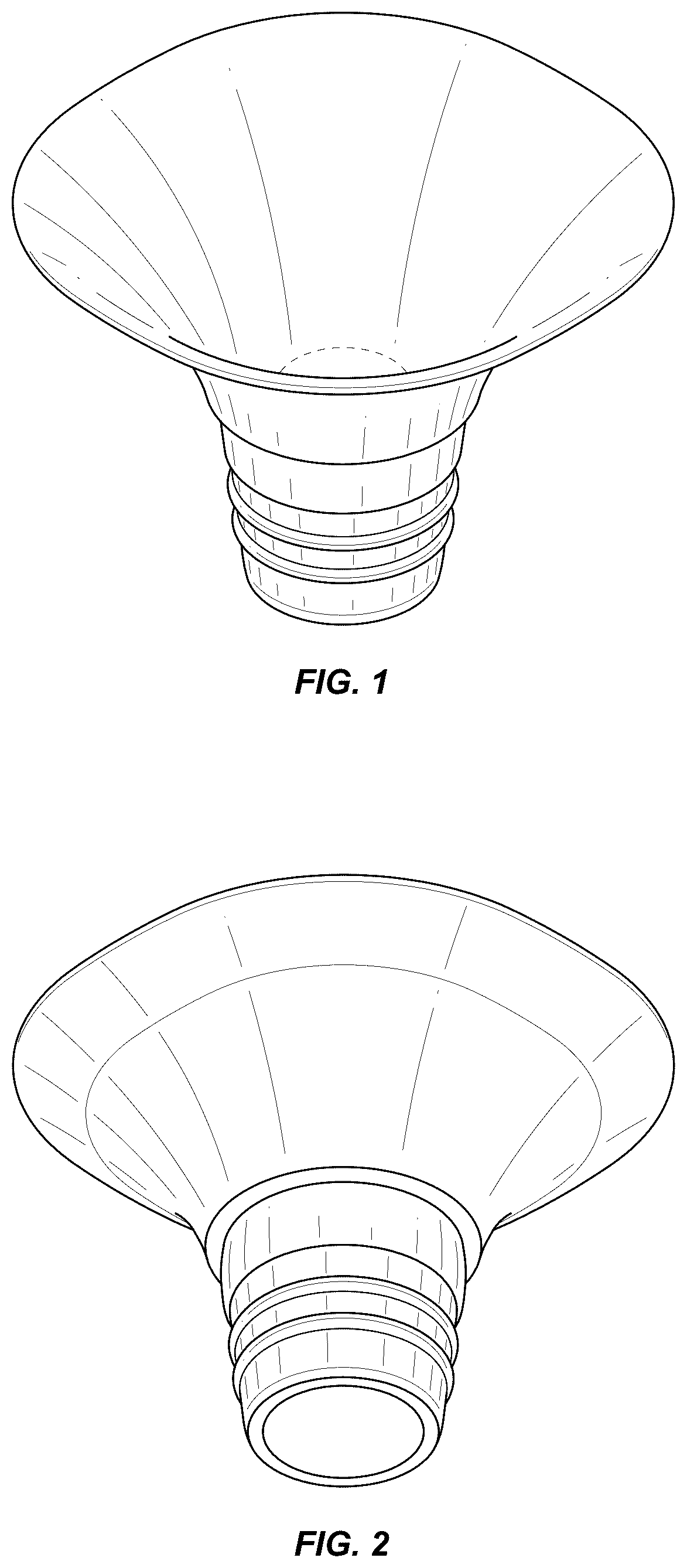 Patent USD1043959 — Breast pump flange — Figure 1