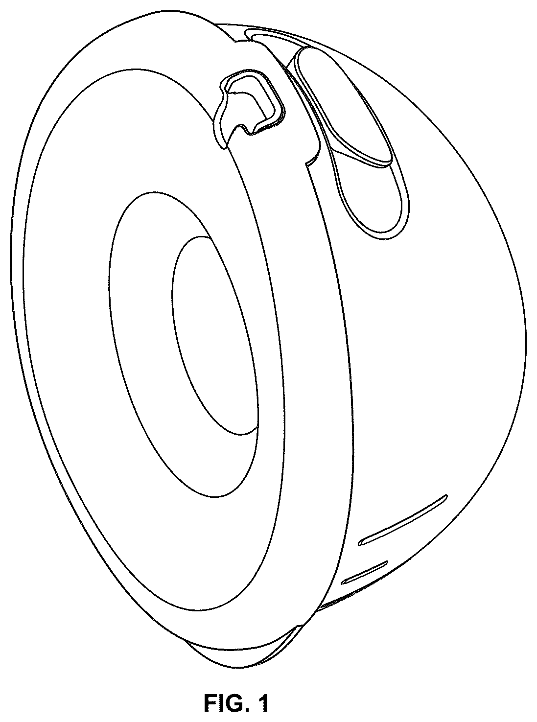Patent USD1043961 — Breast pump — Figure 1