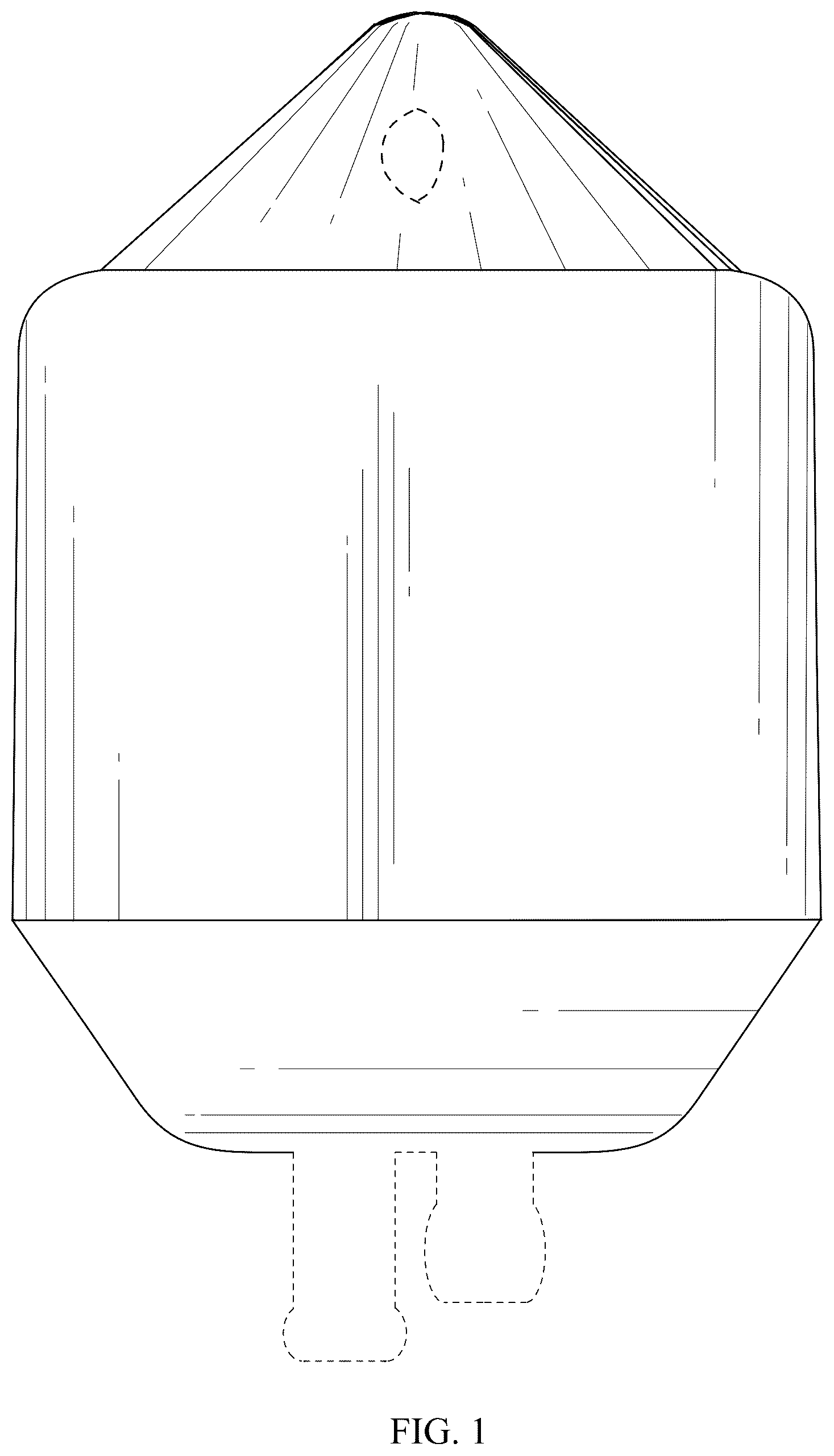Patent USD1043970 Figure 1 – IV bag