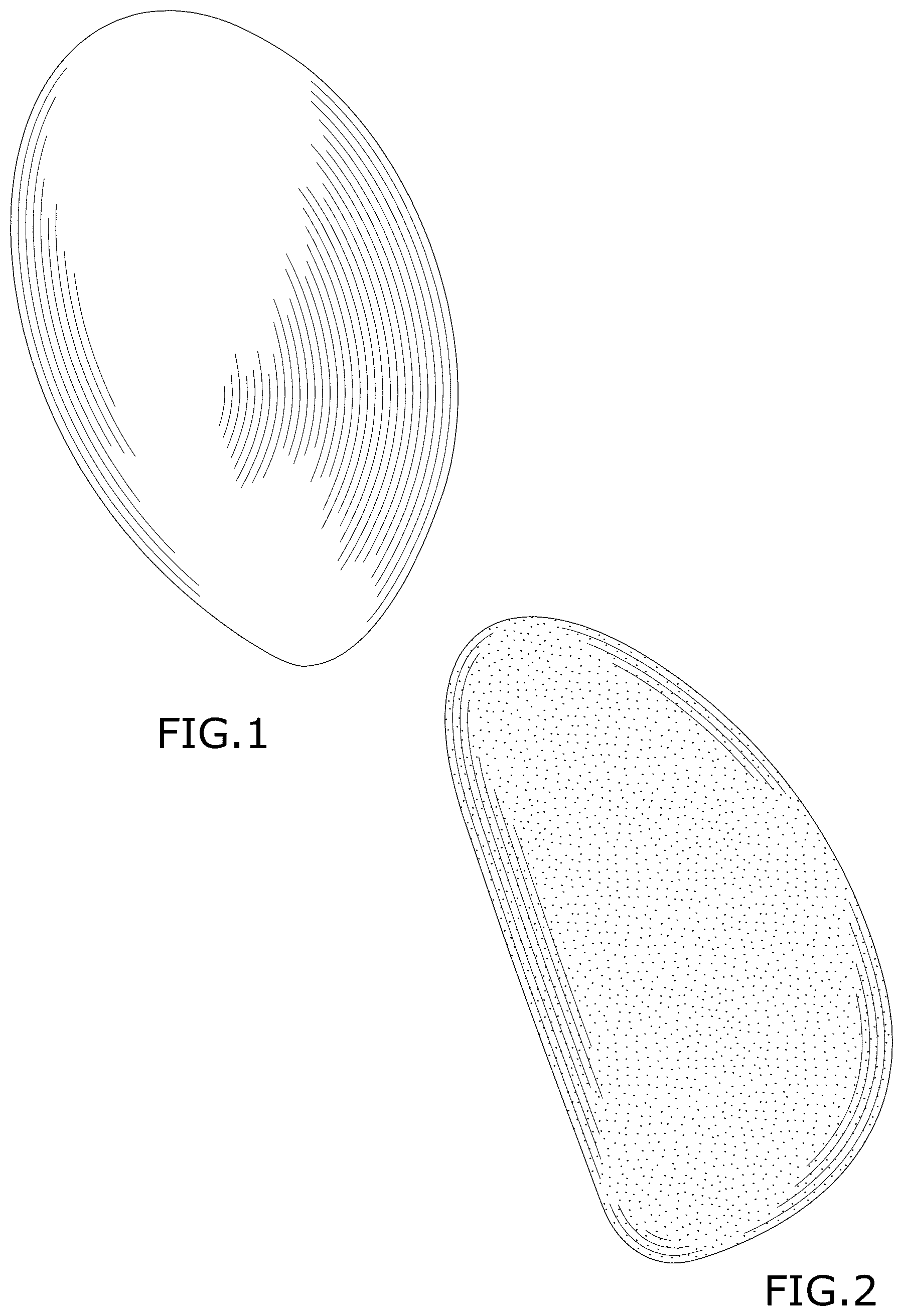 Patent USD1043973 — Contoured masking patch — Figure 1