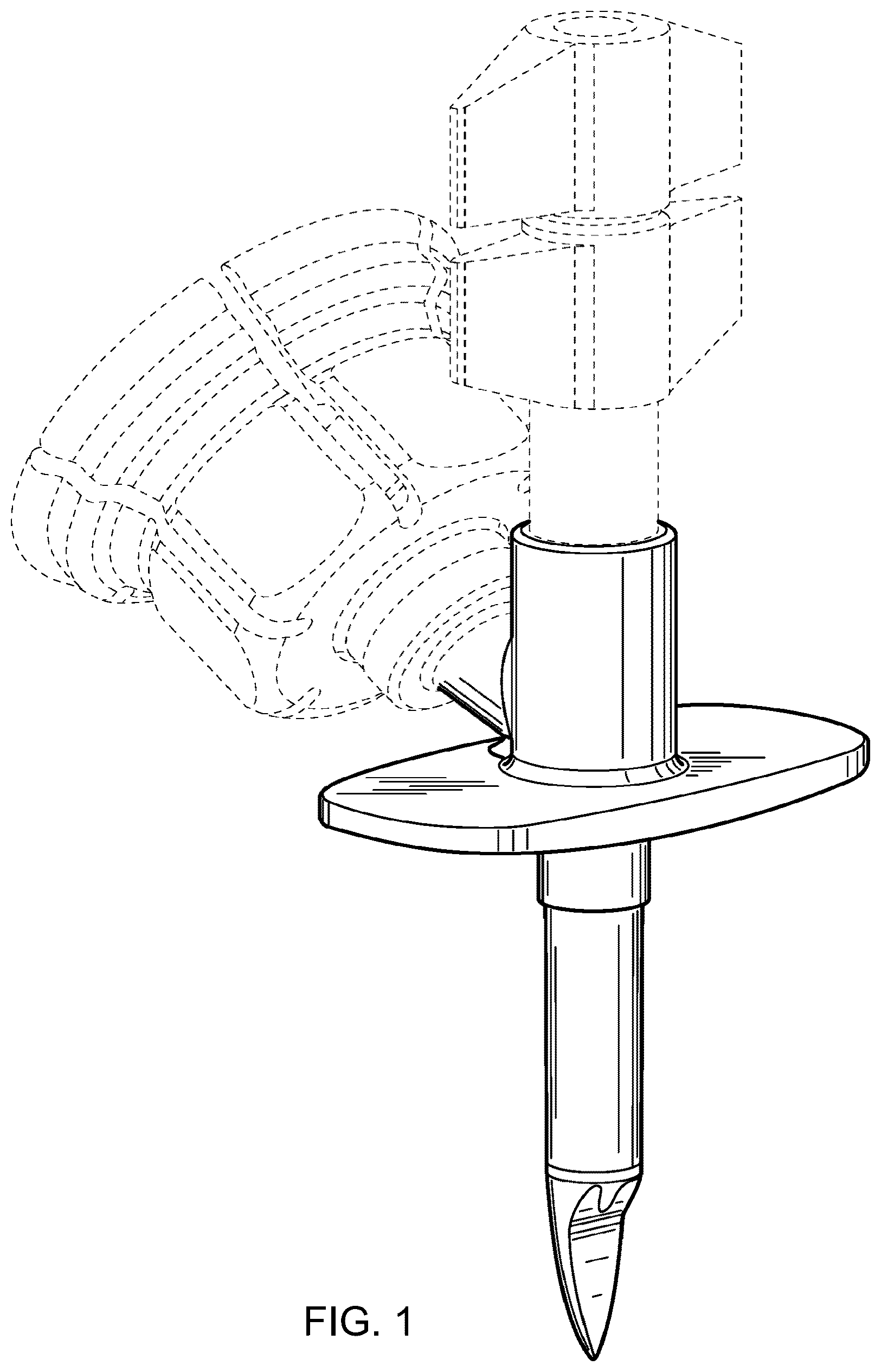 Patent USD1043974 Figure 1 – Liquid transfer device