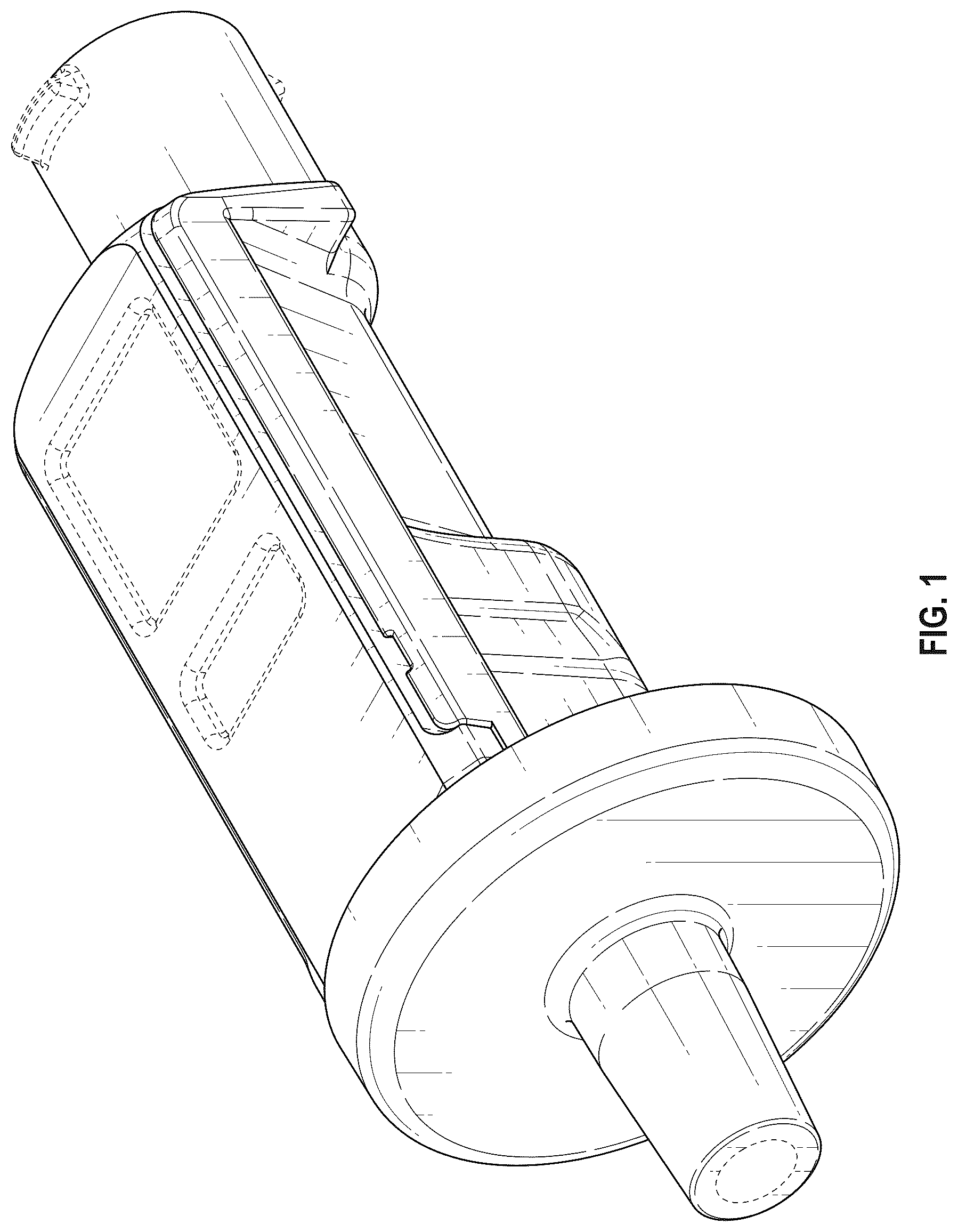 Patent USD1043975 Figure 1 – Fluid transfer adapter