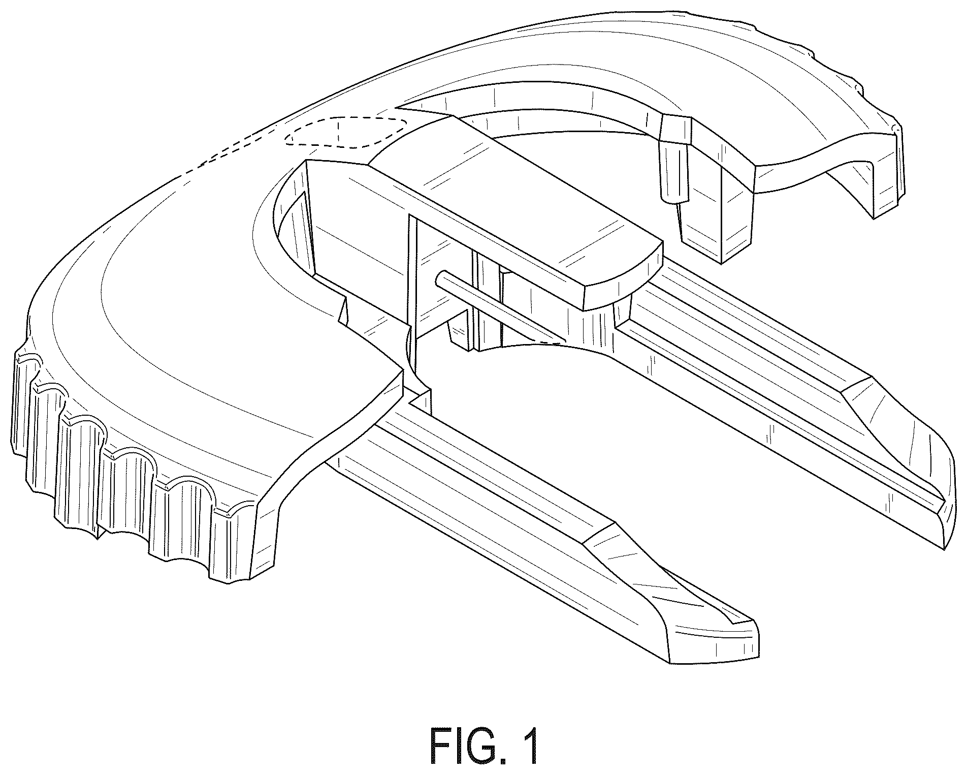 Patent USD1043976 Figure 1 – Fluid transfer connector