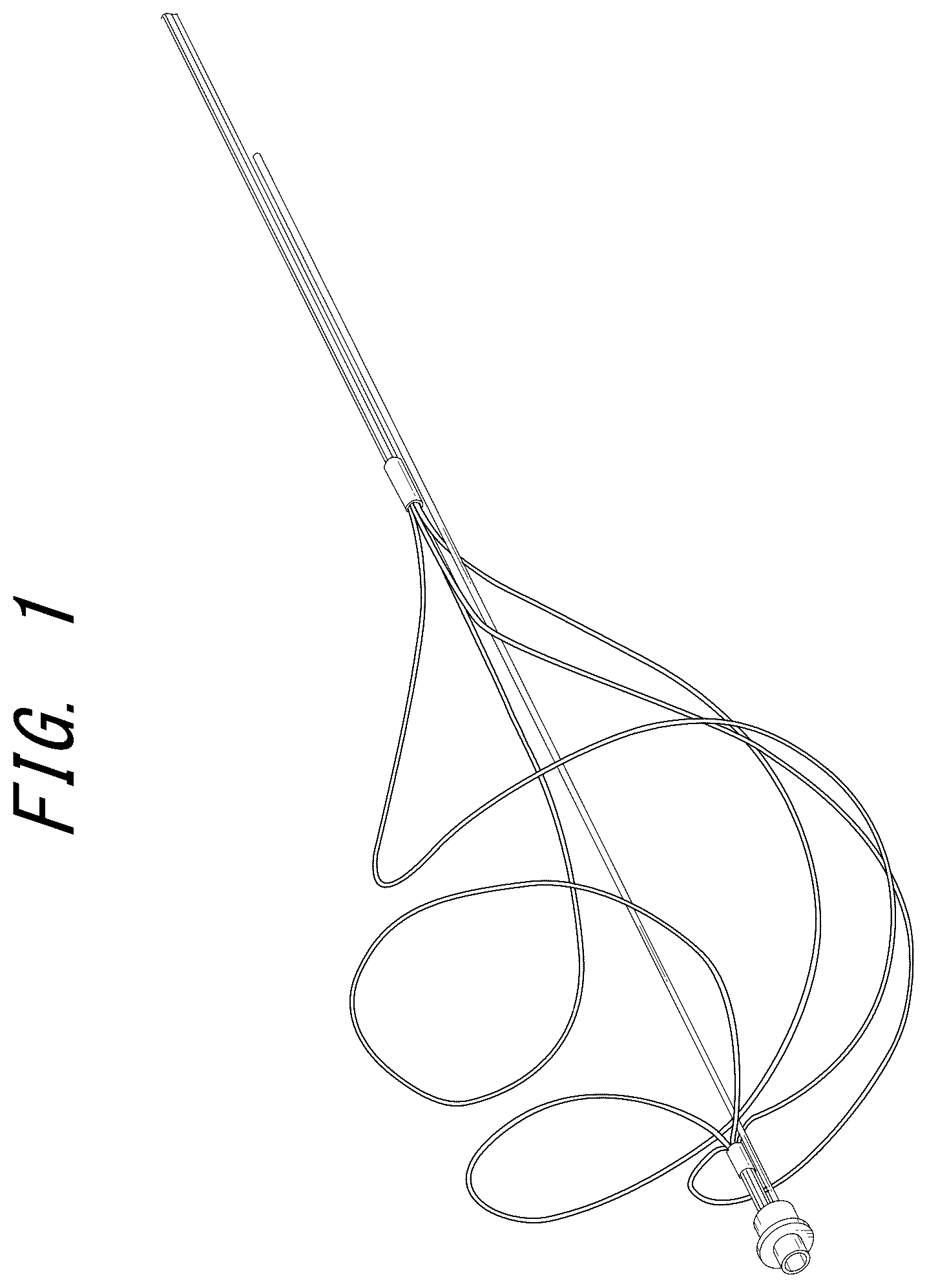 Patent USD1043981 — Stone retrieval basket for medical device — Figure 1