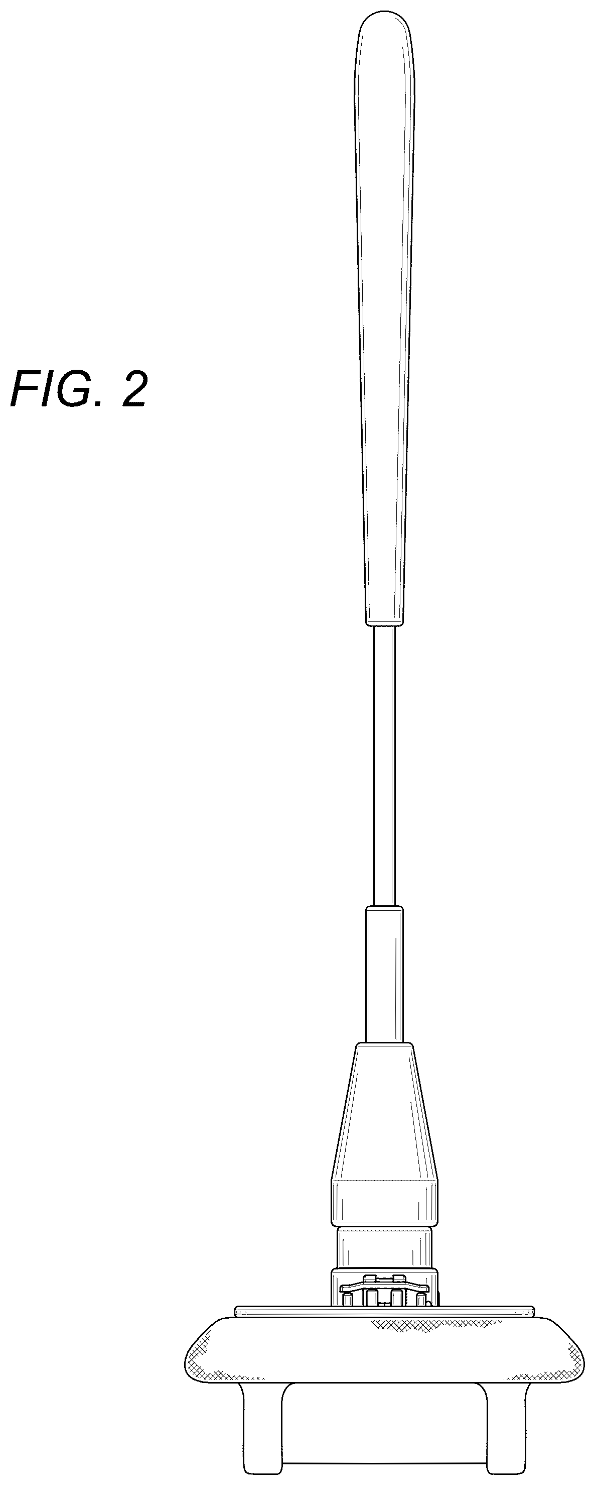 Patent USD1043986 Figure 2 – Prosthetic valve and holder