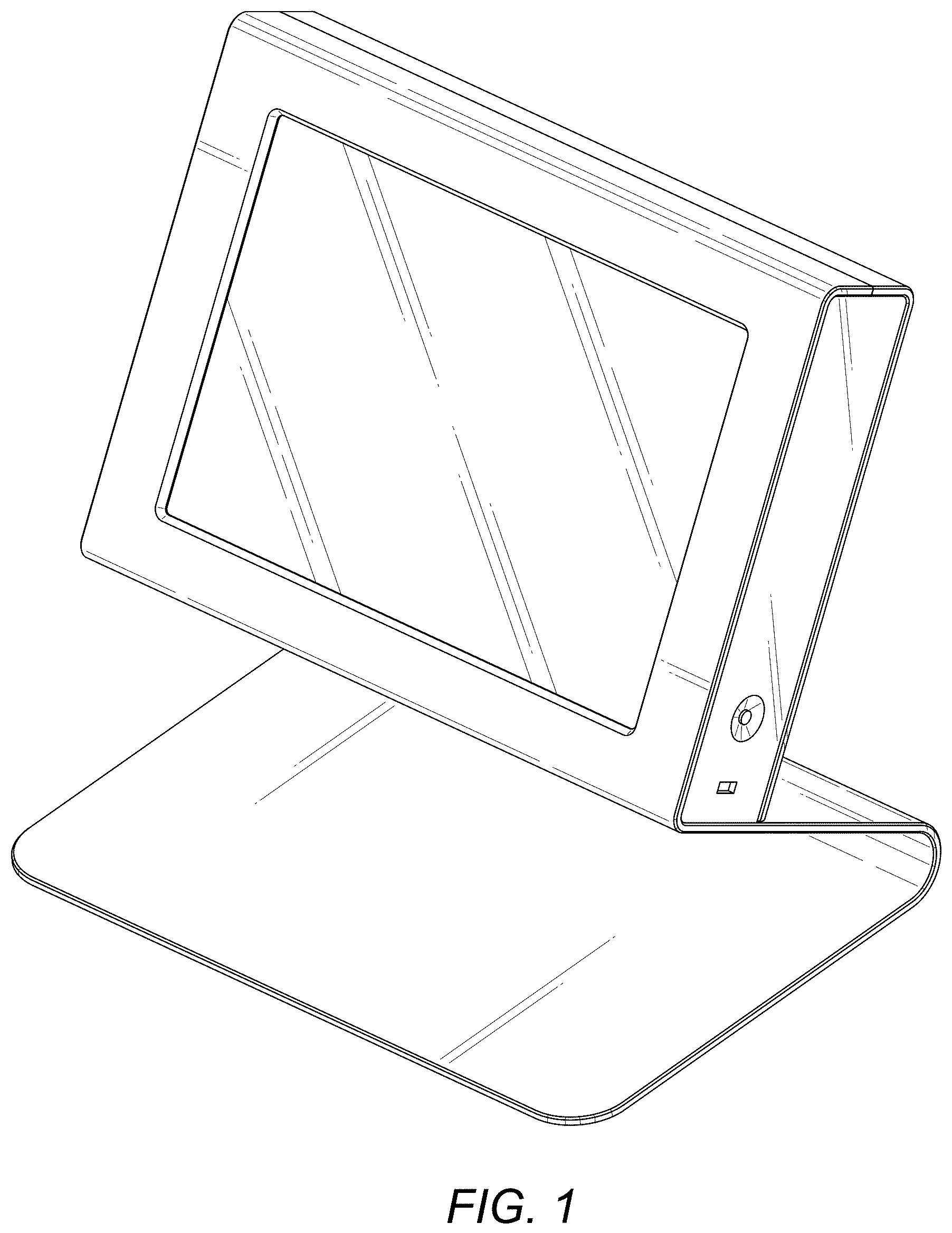 Patent USD1043996 — Operation display device for biochemical analyzer — Figure 1