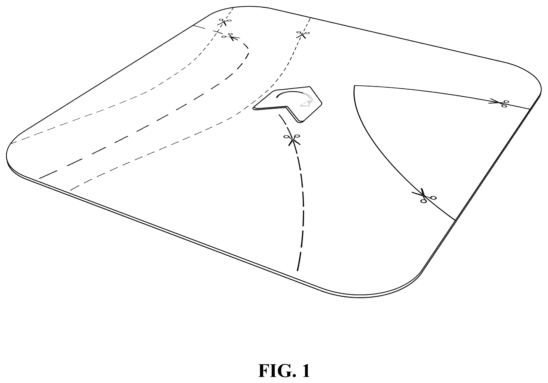 Patent USD1043999 — Medical dressing — Figure 1