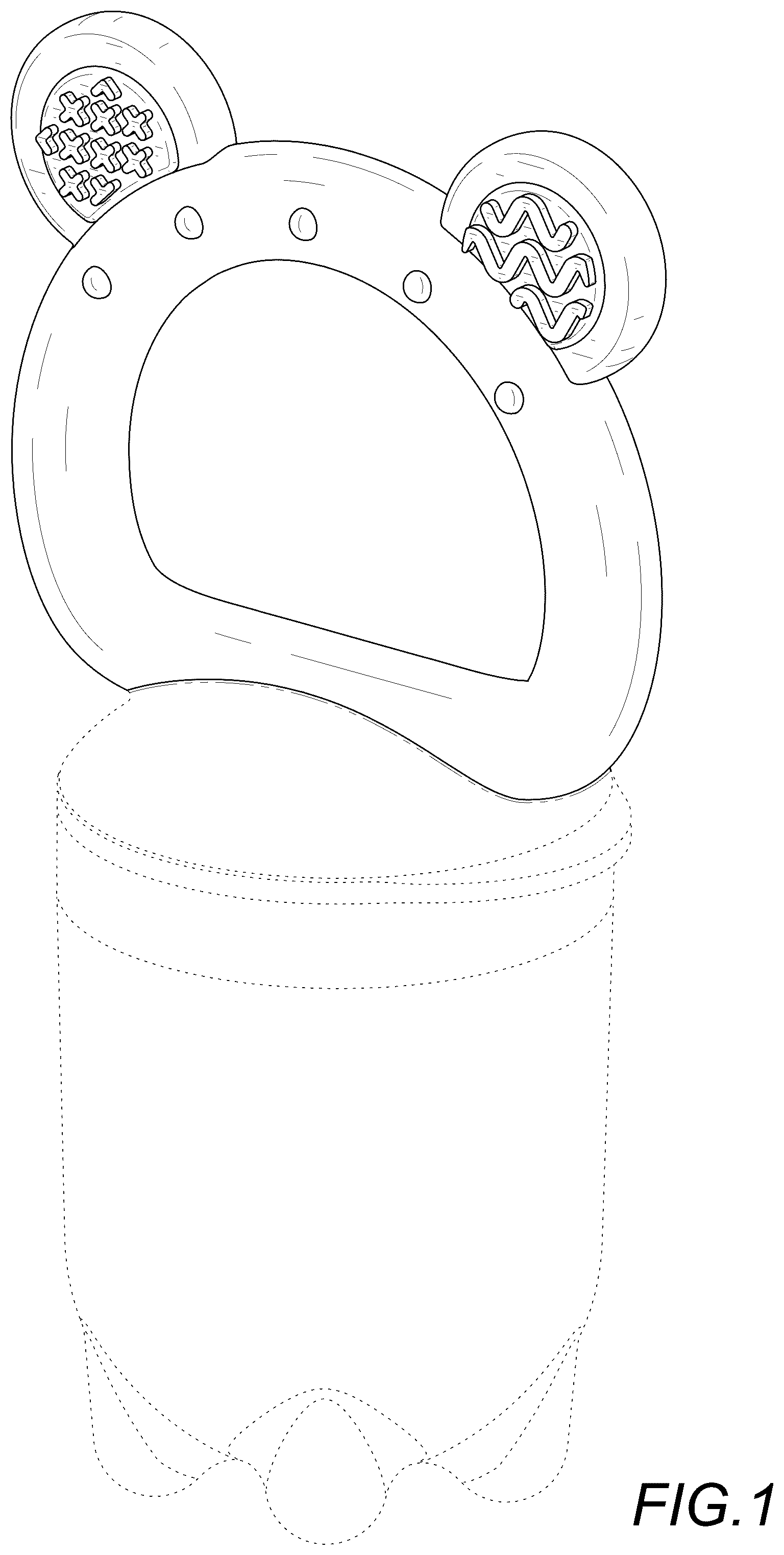Patent USD1044002 — Baby feeder — Figure 1