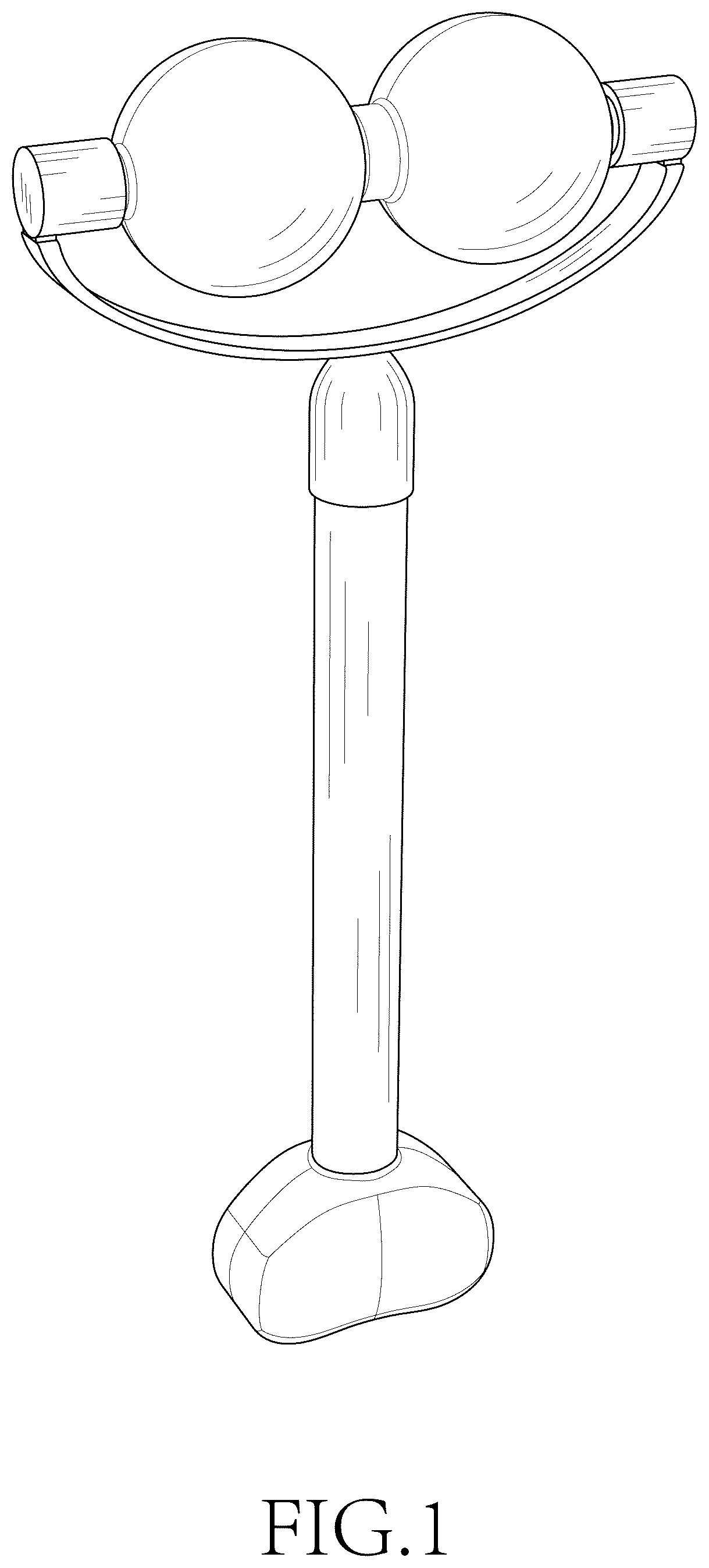 Patent USD1044011 — Massage device — Figure 1