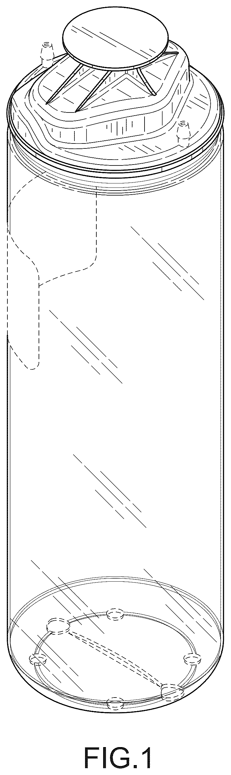 Patent USD1044029 — Collection bottle — Figure 1